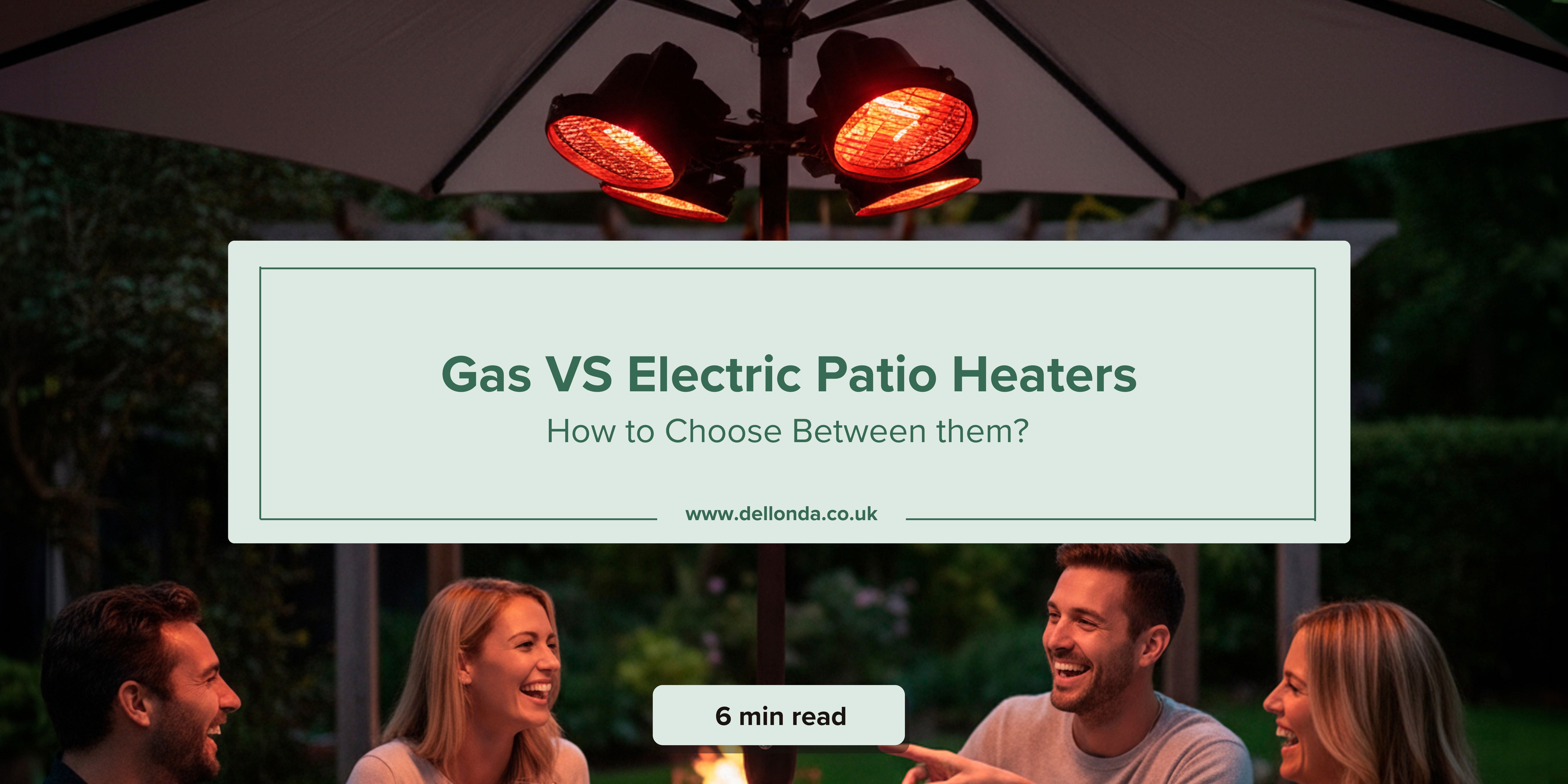 Gas vs Electric Patio Heaters: How to Choose Between them?