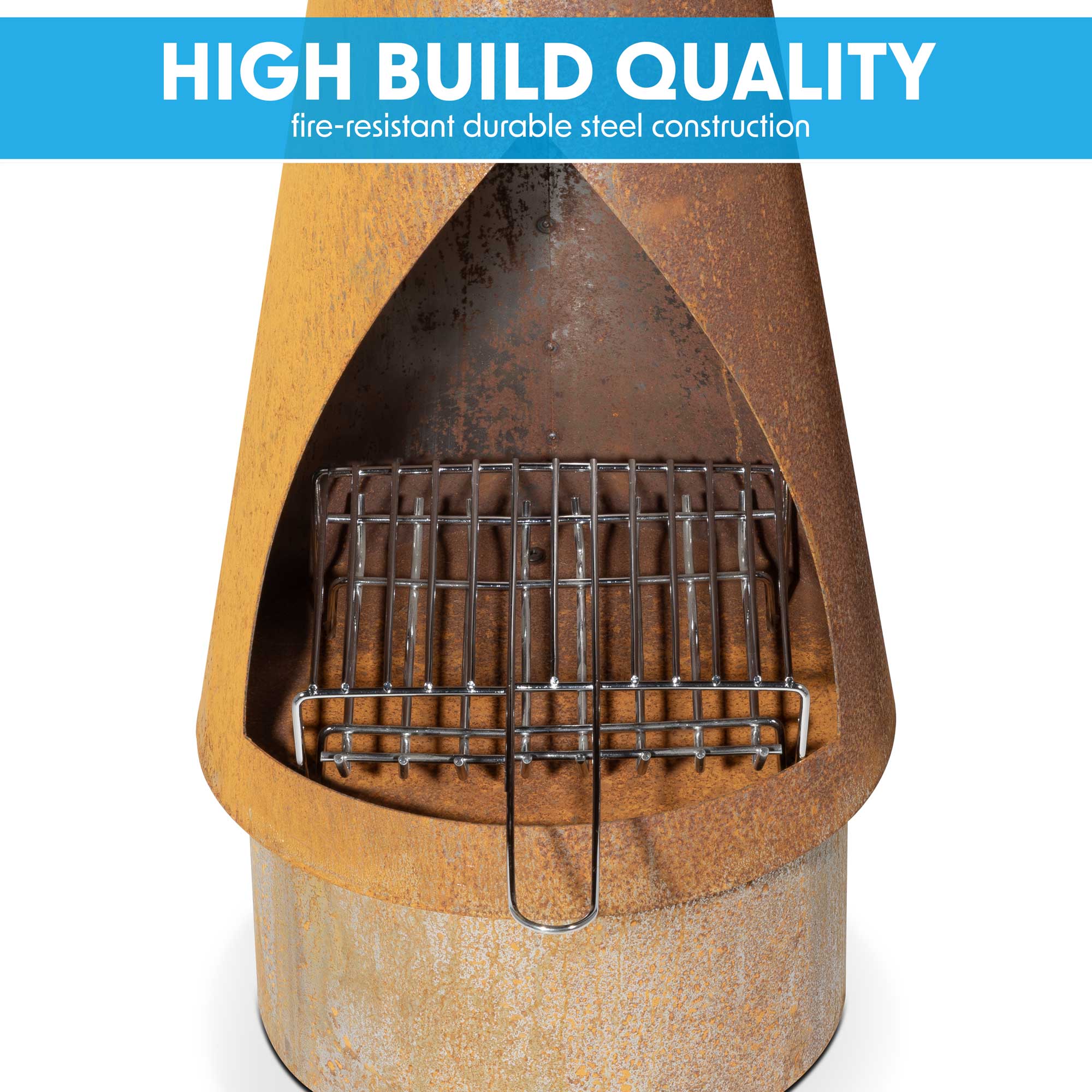 Dellonda DG110 Chimineas Action shot - high - build - quality