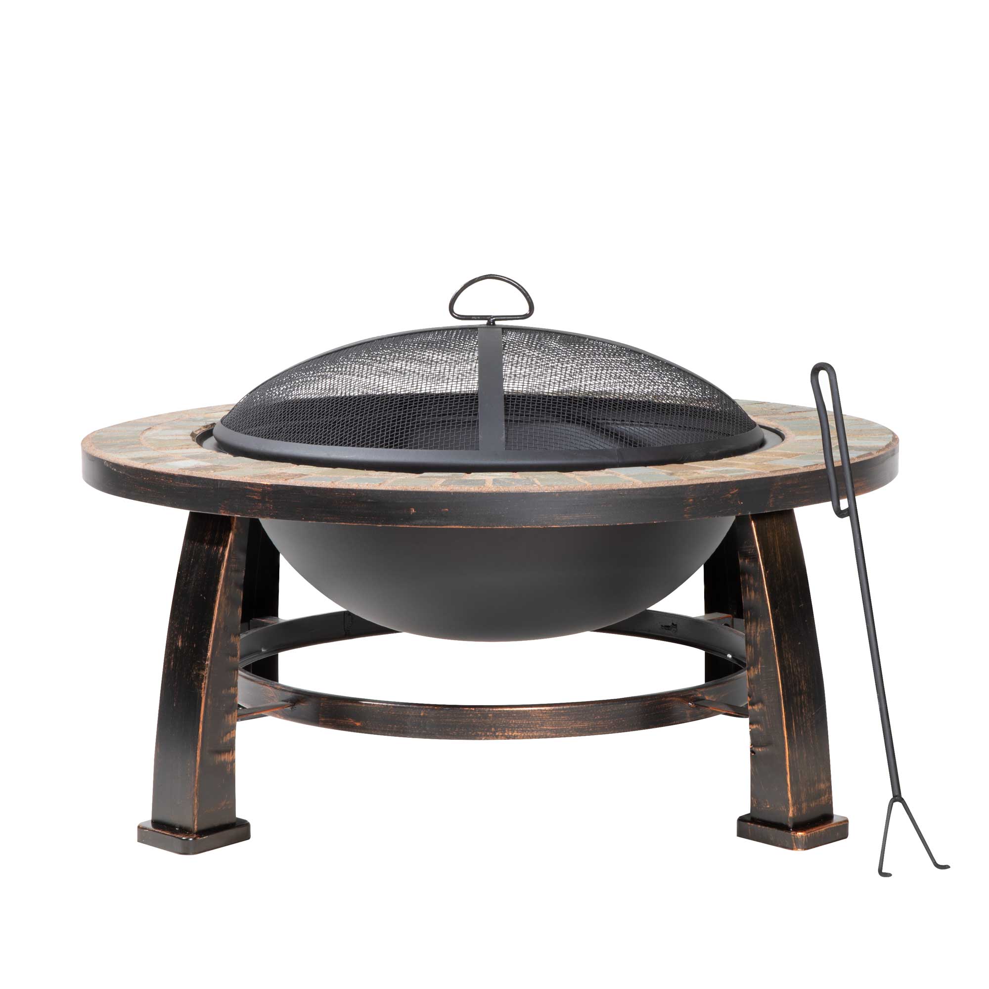 Dellonda DG111 Fire Pits Straight on