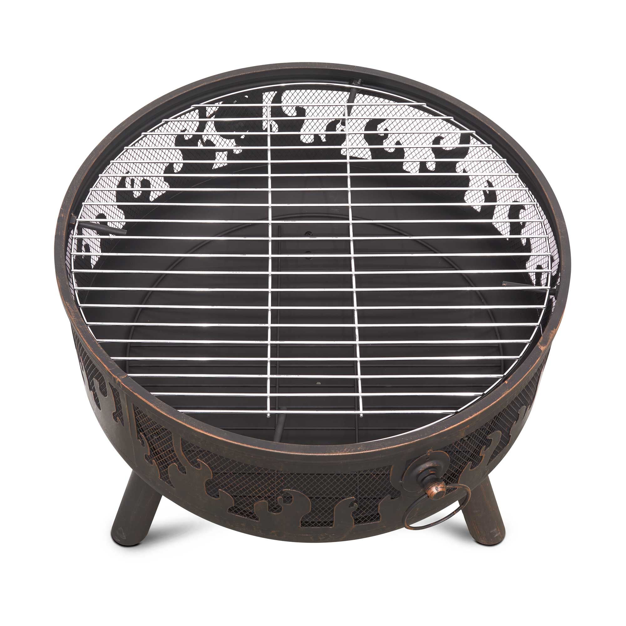 Dellonda DG117 Fire Pits Less - lid - 2nd perspective