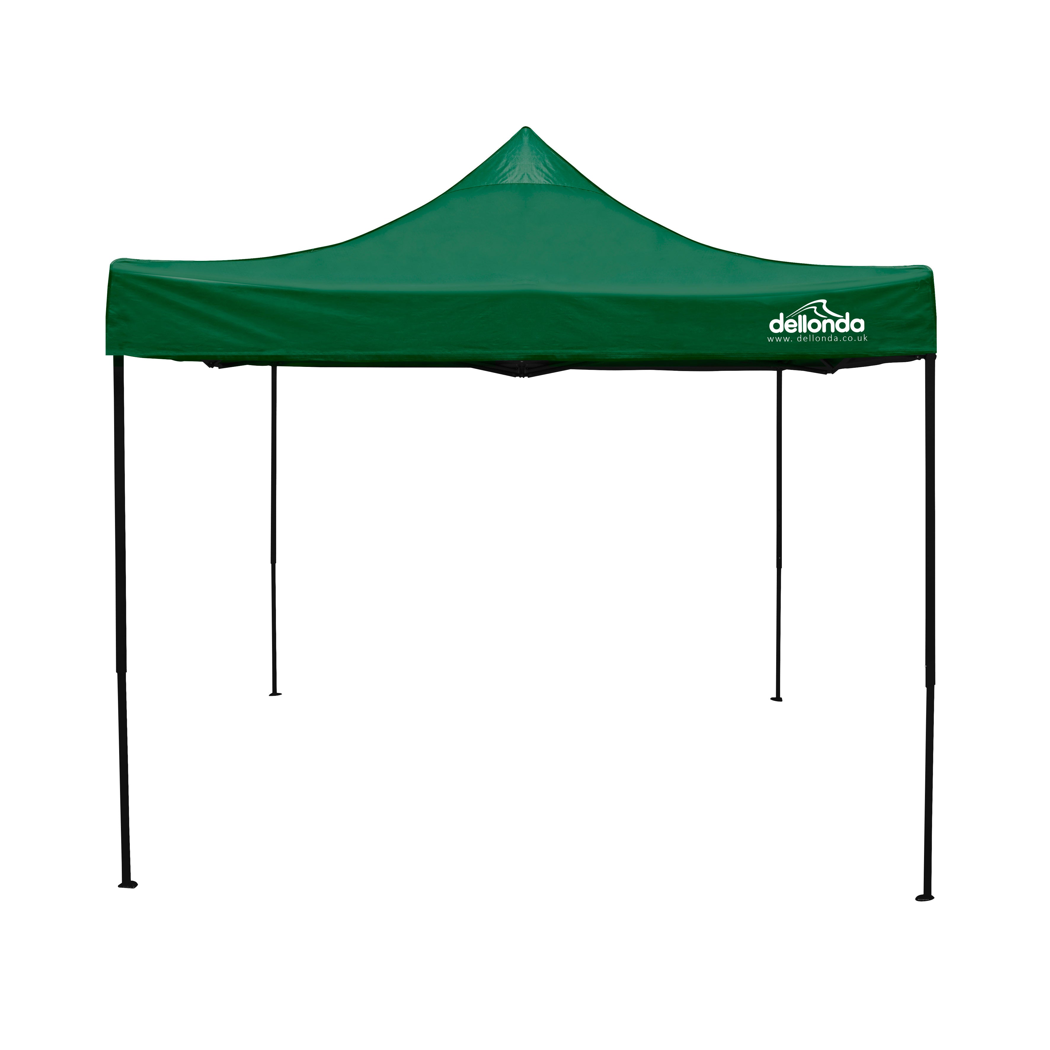 Premium 3x3m Pop-Up Gazebo, Water Resistant, Carry Bag, Stakes & Weight Bags - Dark Green - DG132