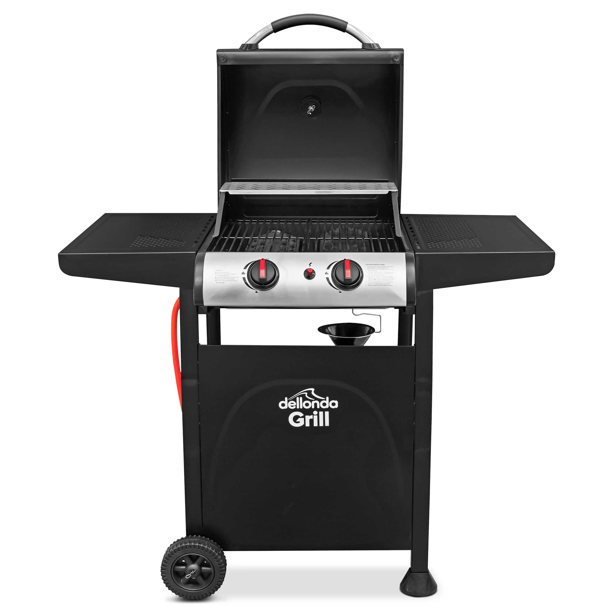 Dellonda DG13 Barbecues Straight on - open
