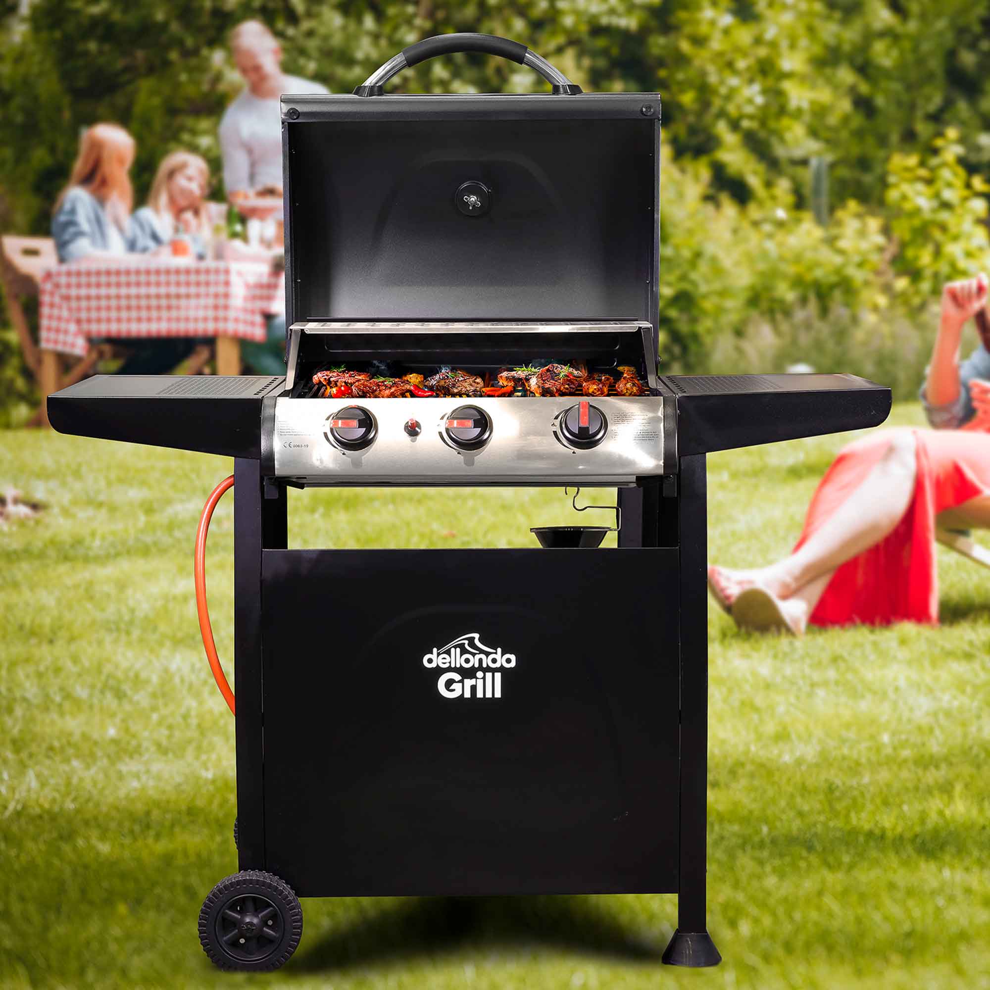 Dellonda DG14 Barbecues Action shot - promo - shot