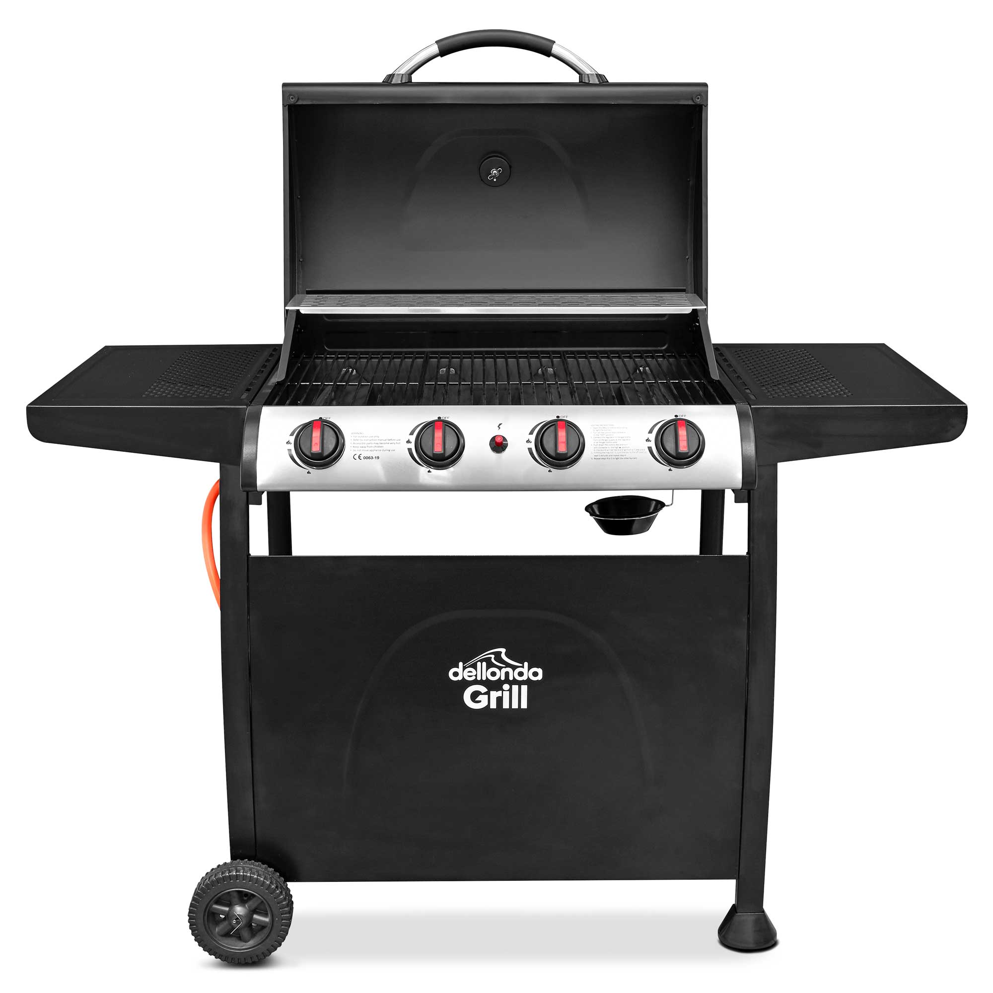 Dellonda DG15 Barbecues Straight on - open