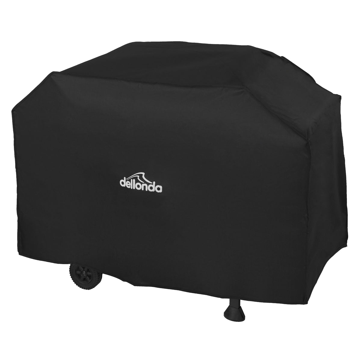 Black PVC Cover for BBQs, Water-Resistant for Outdoor Use, 1325 x 1130mm - DG19