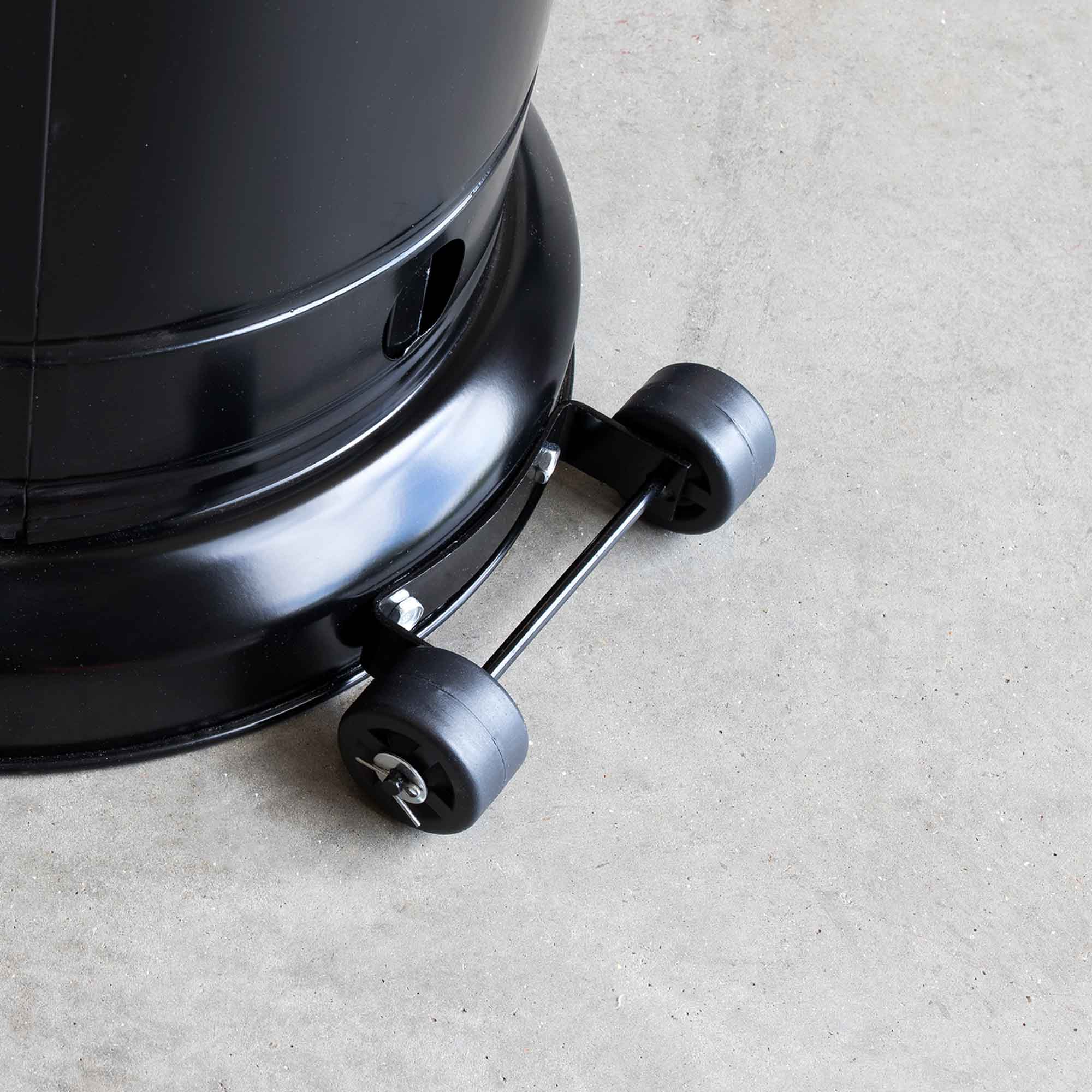 Dellonda DG1 Patio Heaters Action shot - wheels