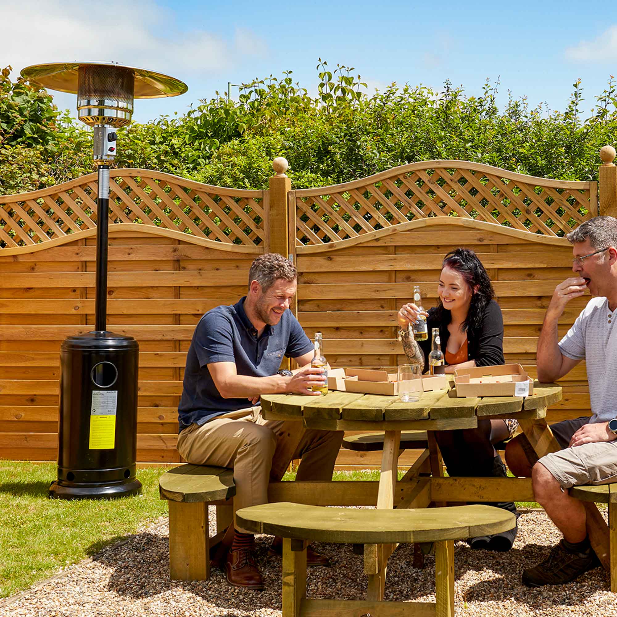 Dellonda DG1 Patio Heaters Dg2 - action shot - in use