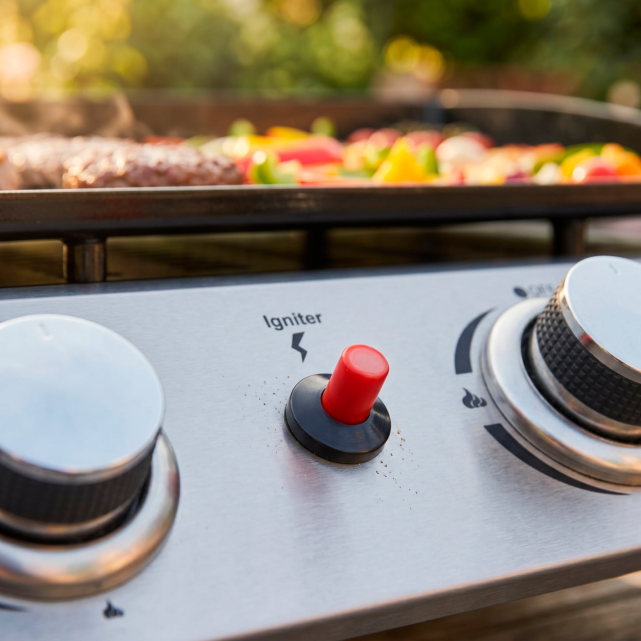 3 Burner Portable Gas Plancha 7.5kW BBQ Griddle, Stainless Steel - DG22