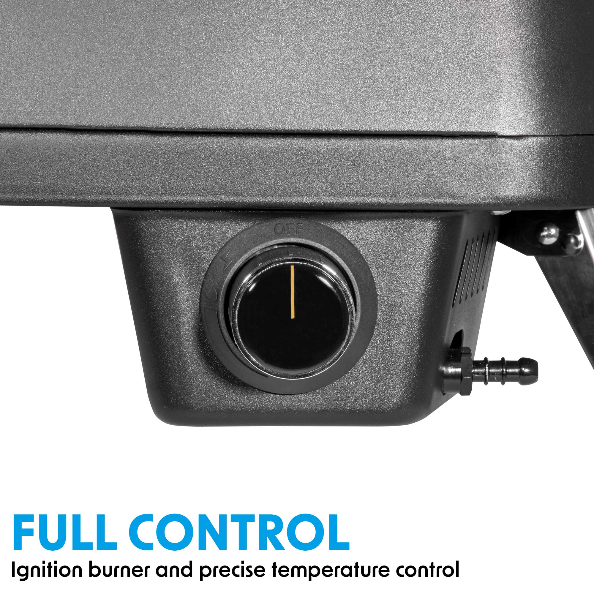 Dellonda DG257 Gas Pizza Ovens Action shot - ignition