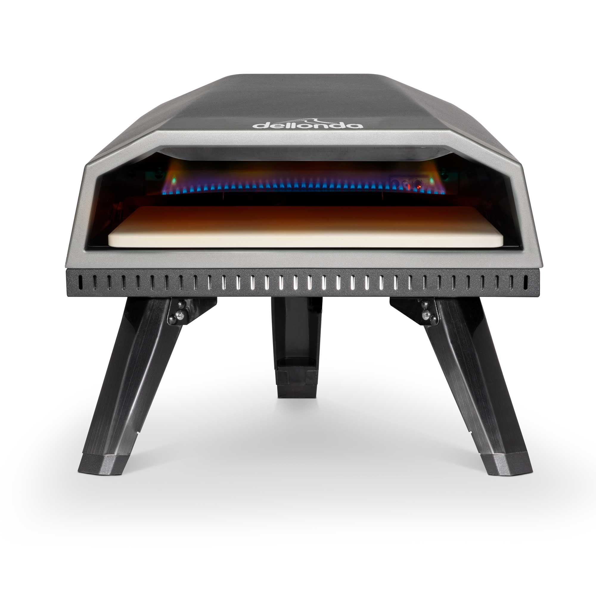 Dellonda DG257 Gas Pizza Ovens Straight on