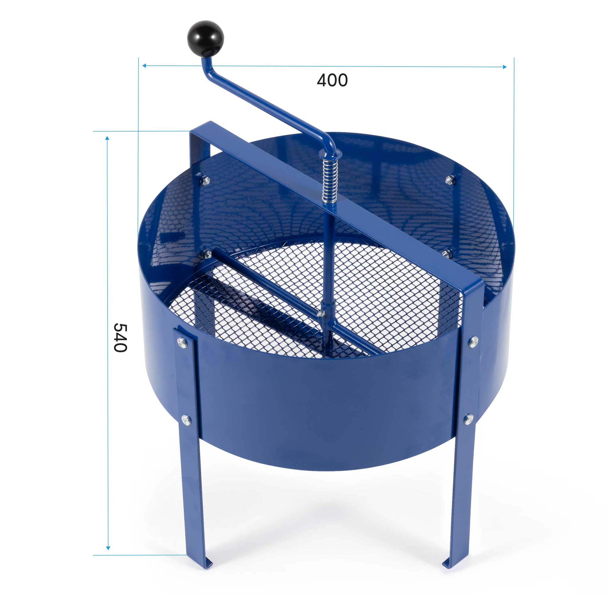 Dellonda DG261 Soil Sieve Action shot - dimensions