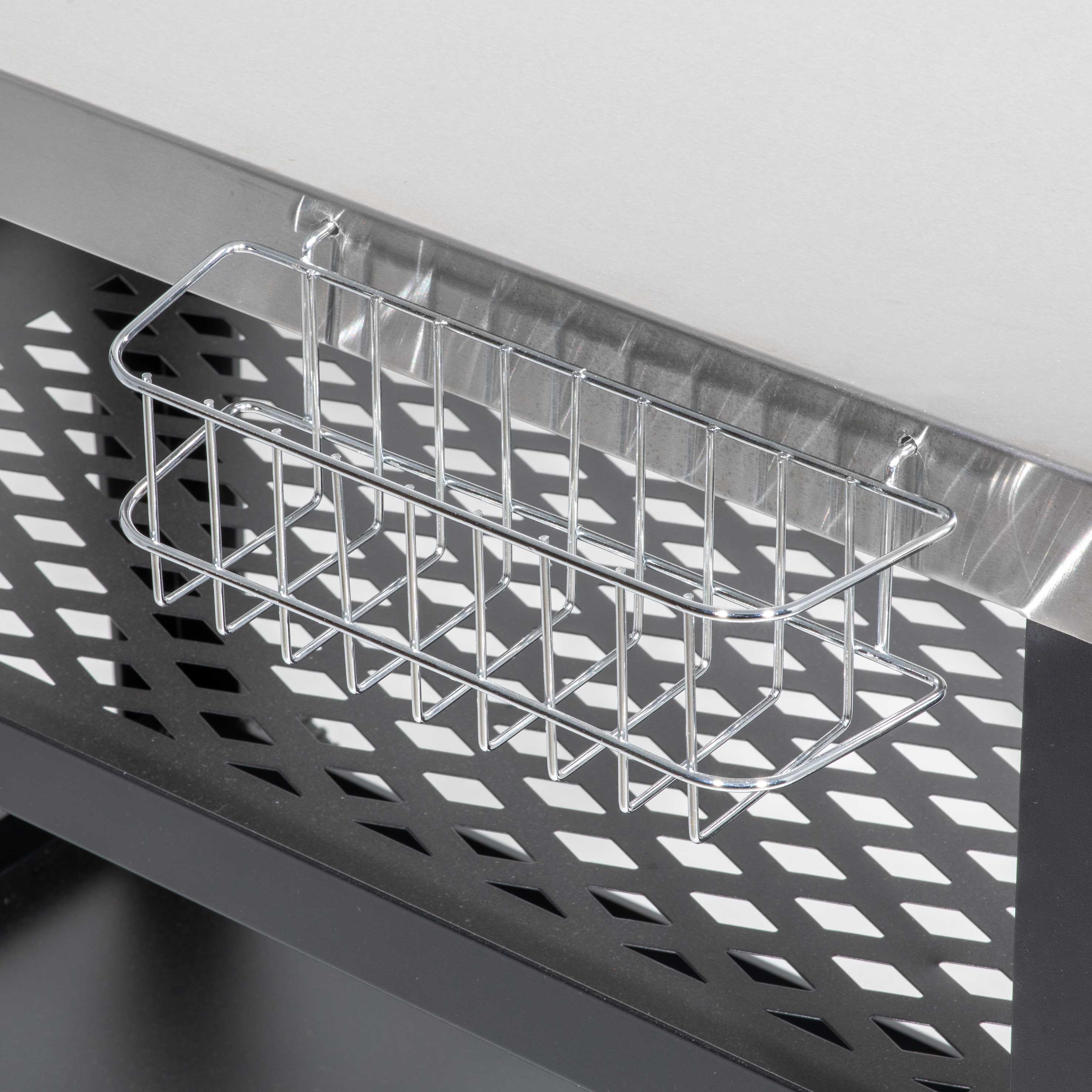 Dellonda DG263 Barbecue Trolley Action shot - basket