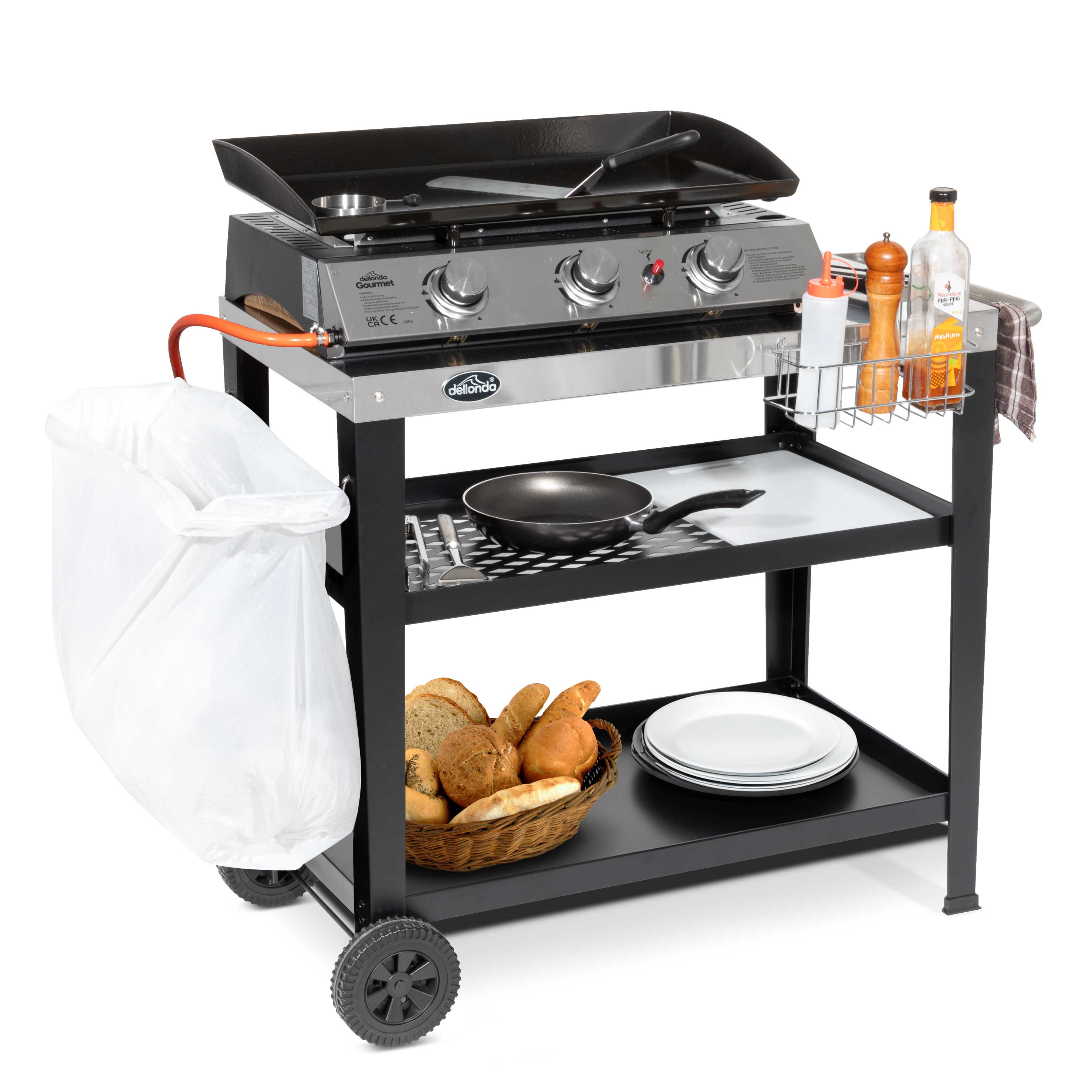 Dellonda DG263 Barbecue Trolley Primary product image