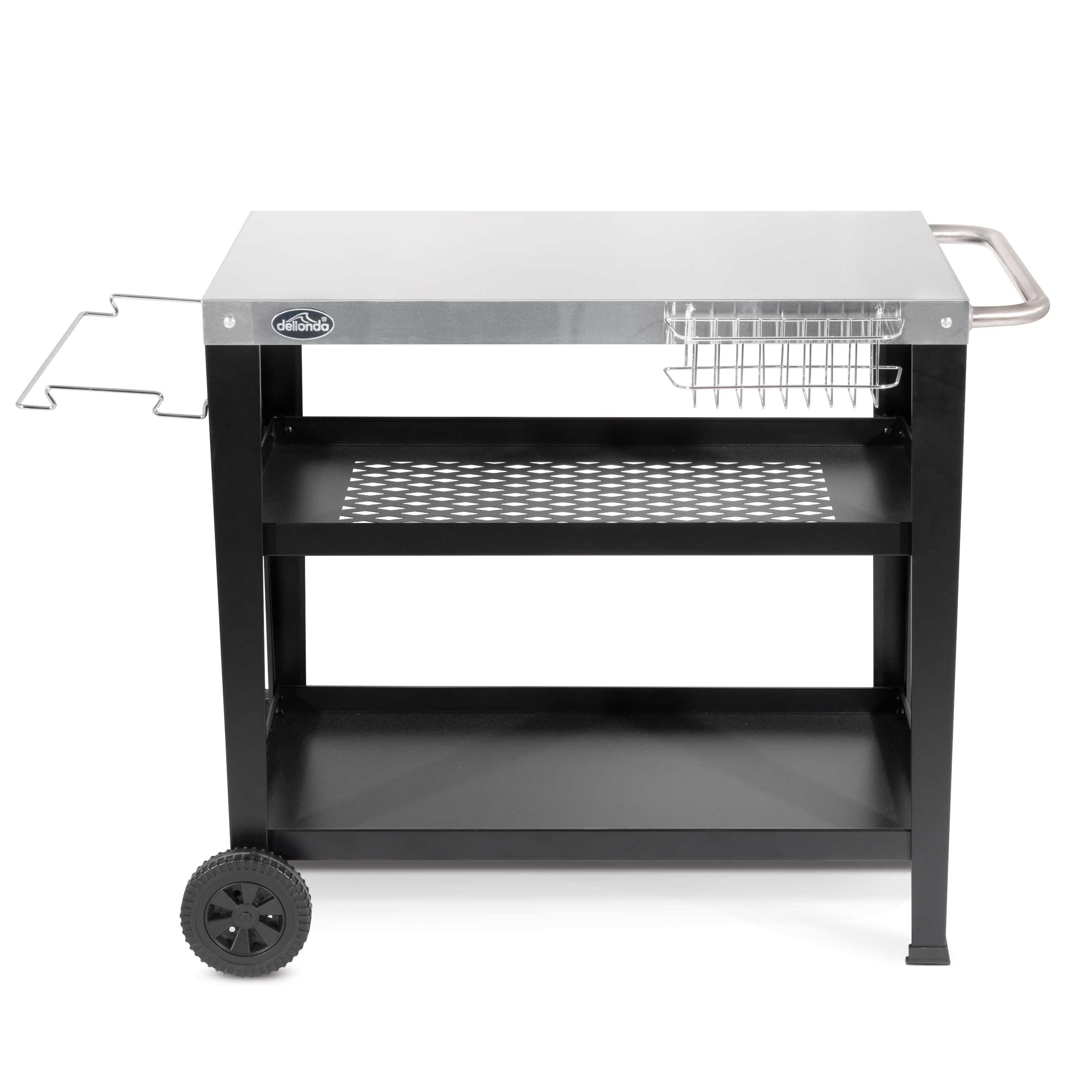 Dellonda DG263 Barbecue Trolley Straight on