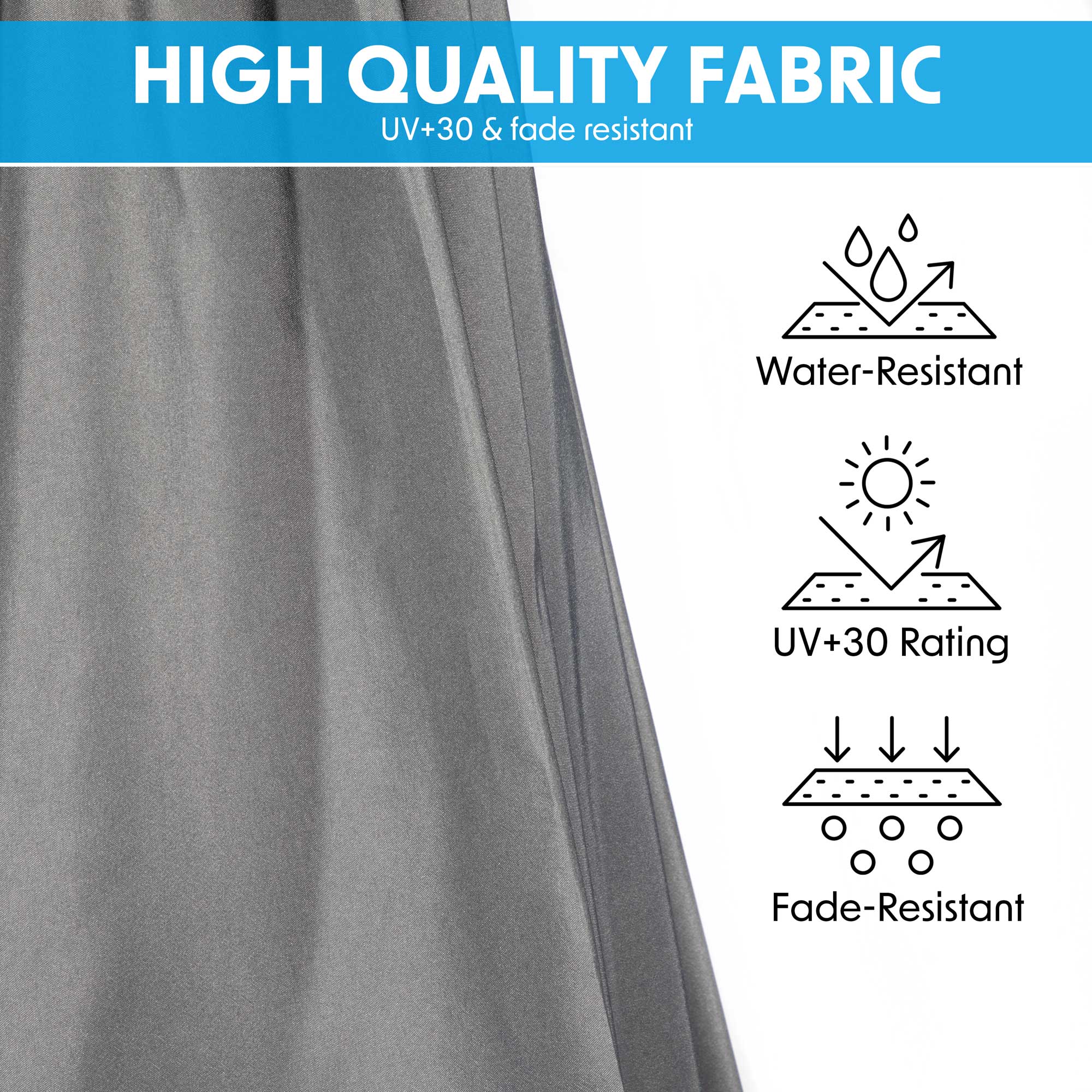 Dellonda DG264 Parasols Action shot - fabric