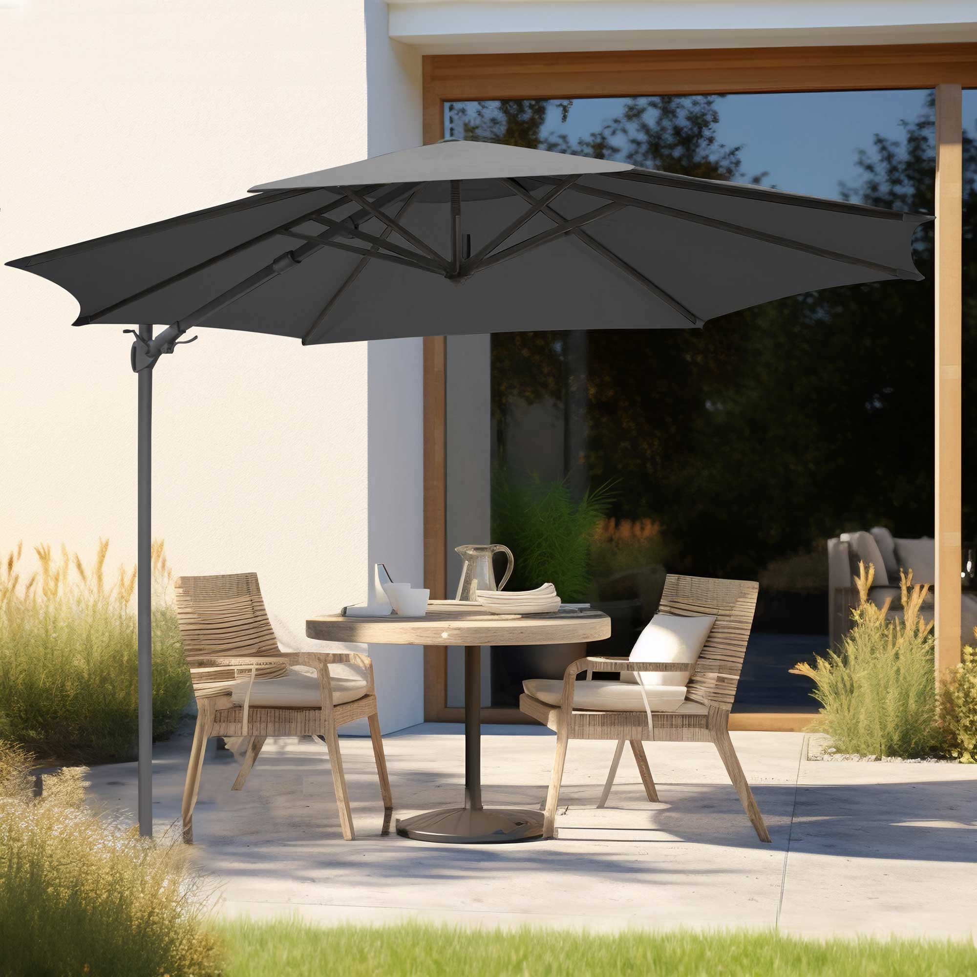 Dellonda DG267 Parasols Action shot - lifestyle