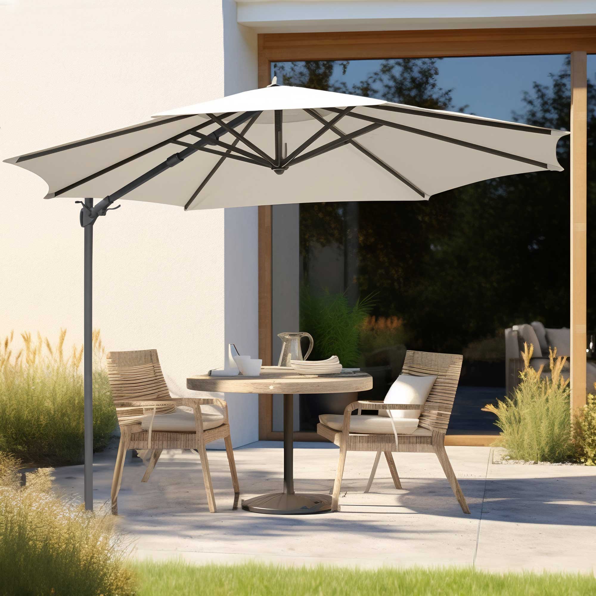 Dellonda DG268 Parasols Action shot - lifestyle