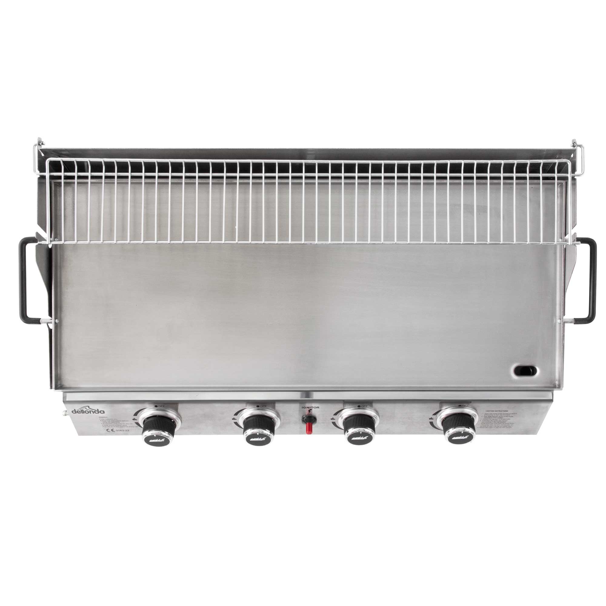 Dellonda DG277 Plancha Grills Top - view