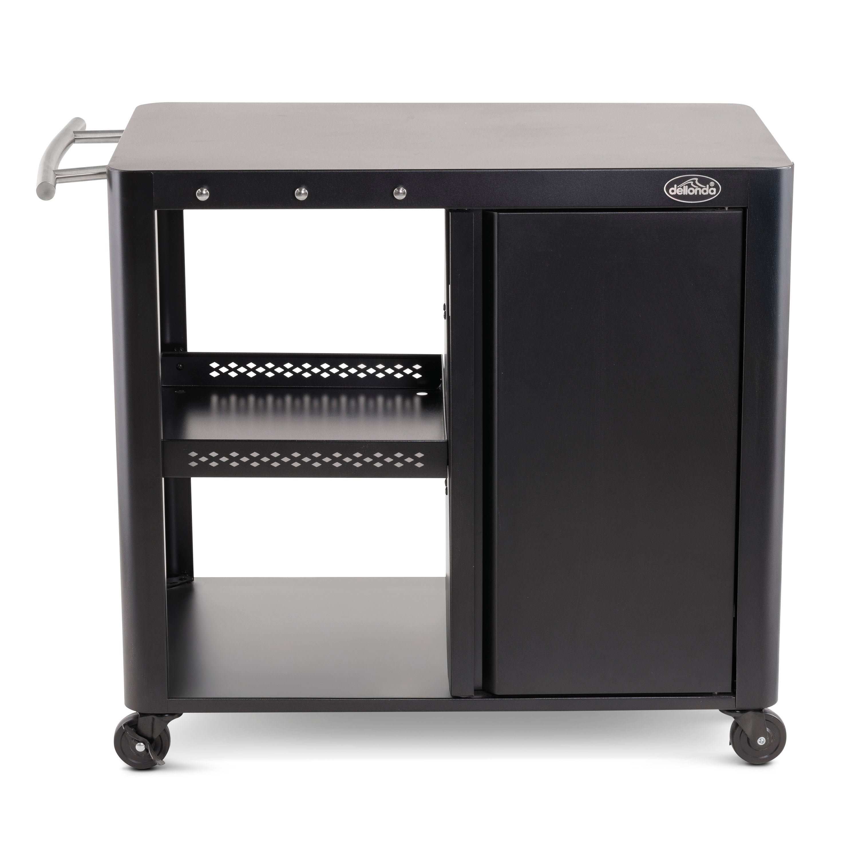Dellonda DG282 Barbecue Trolley High - angle - straight on