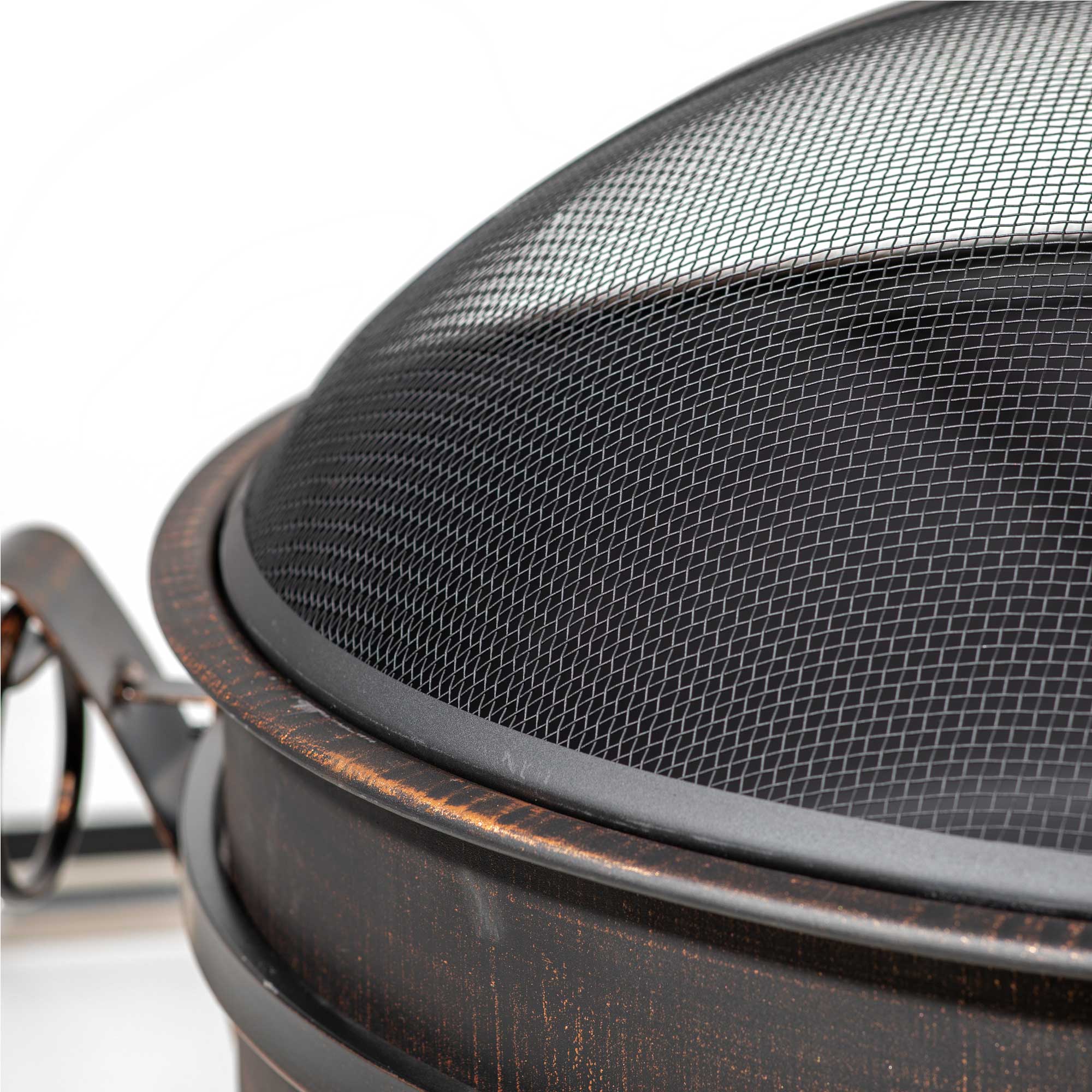 Dellonda DG42 Fire Pits Action shot - mesh