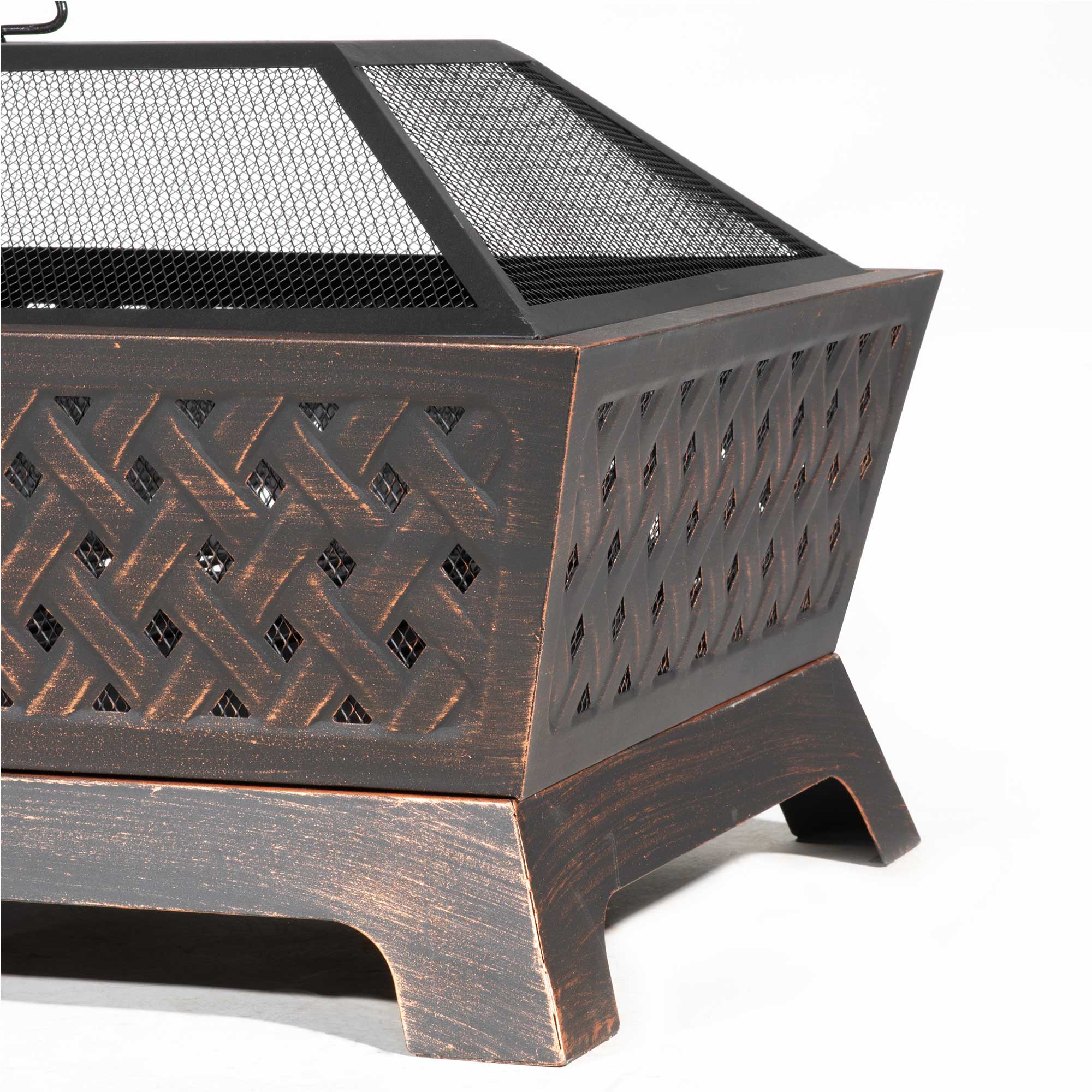 Dellonda DG44 Fire Pits Action shot - close