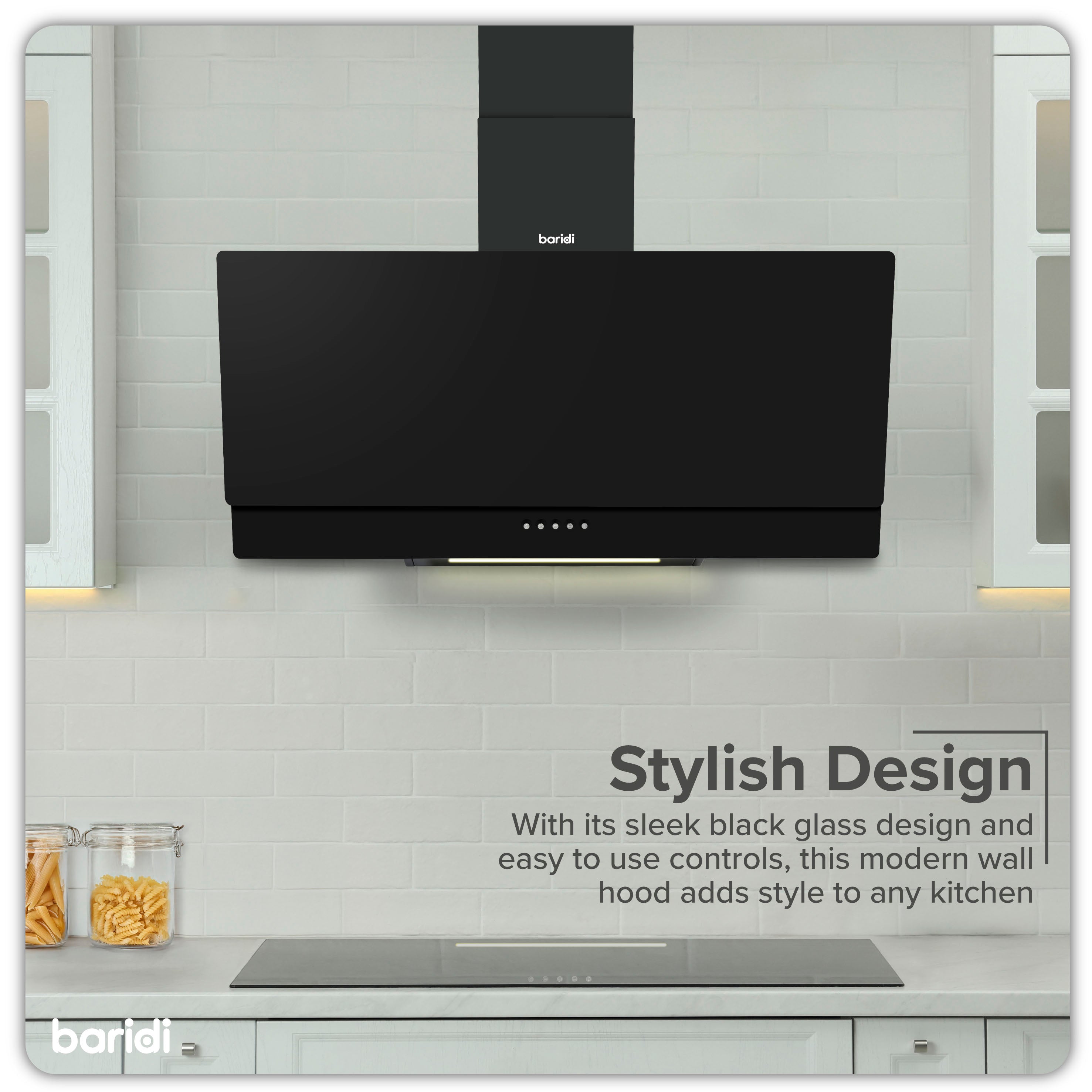 Baridi DH106 Extractor Hoods Action shot - lifesytle