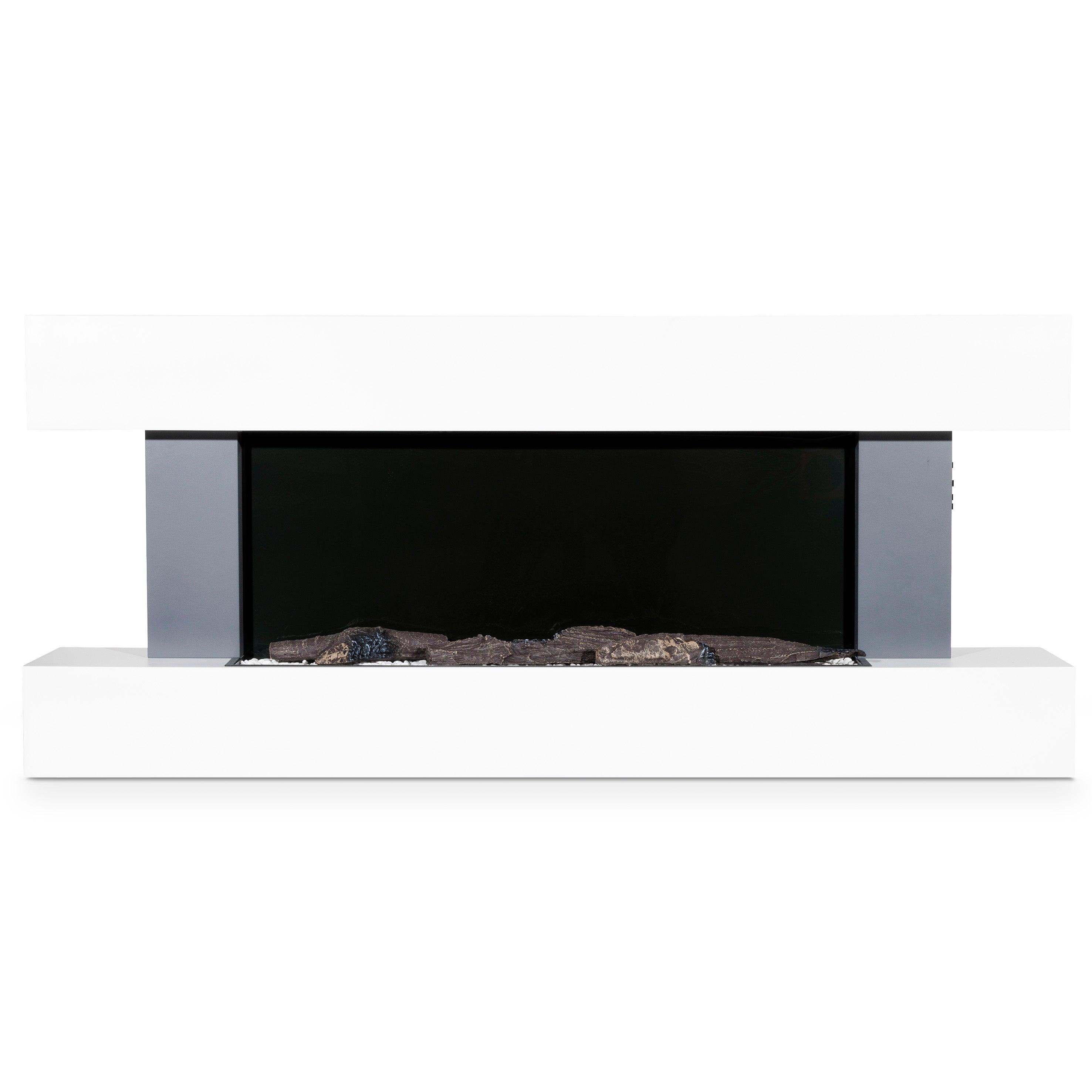 Baridi DH112 Electric Fireplace Straight on - off