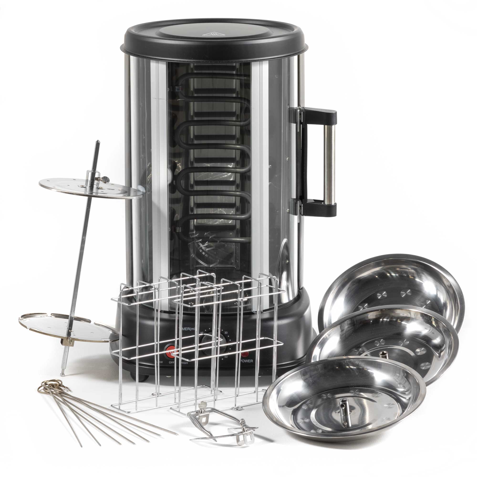 Baridi DH216 Rotisserie Action shot - with accessories