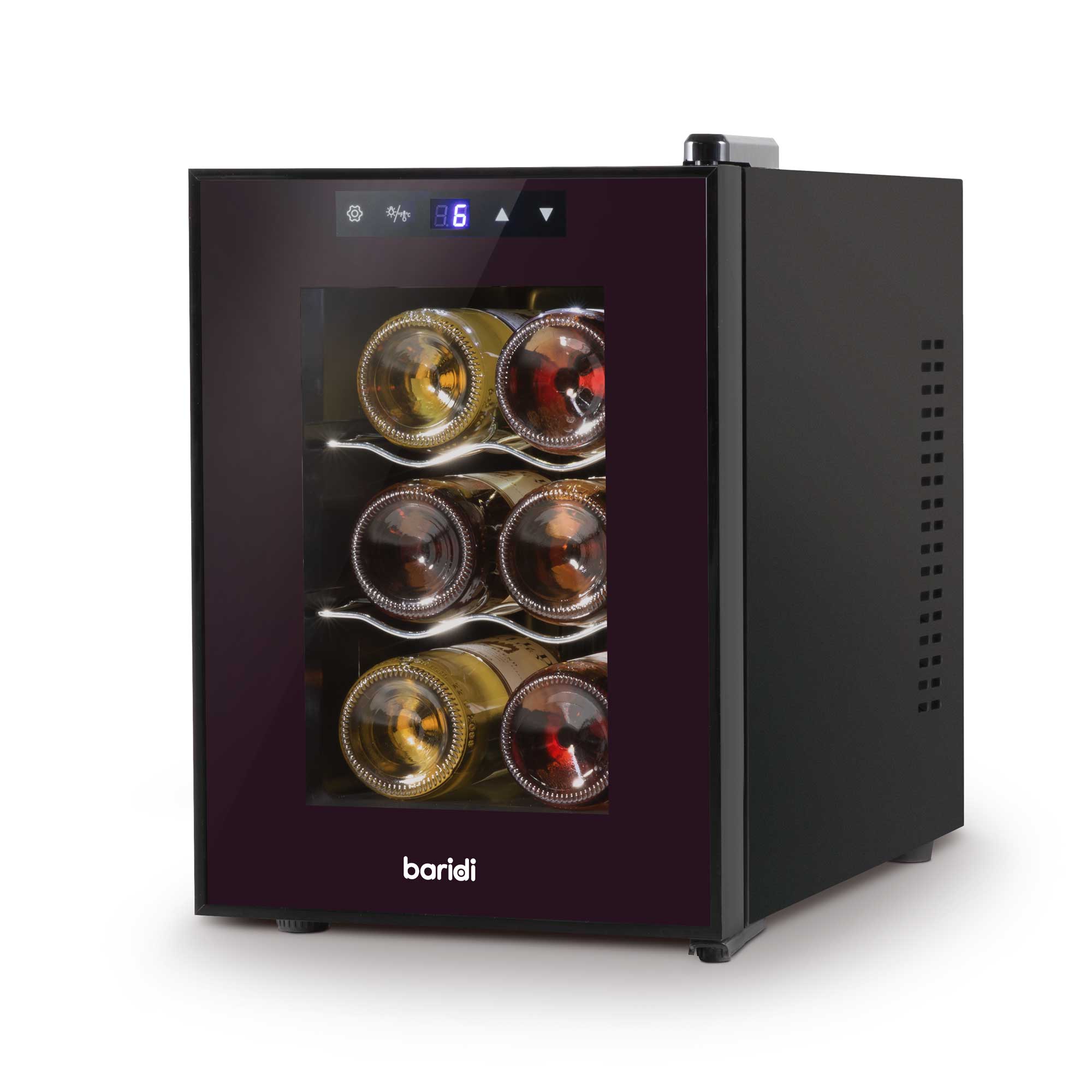 Baridi DH217 Wine Fridges Full - closed - 2nd perspective