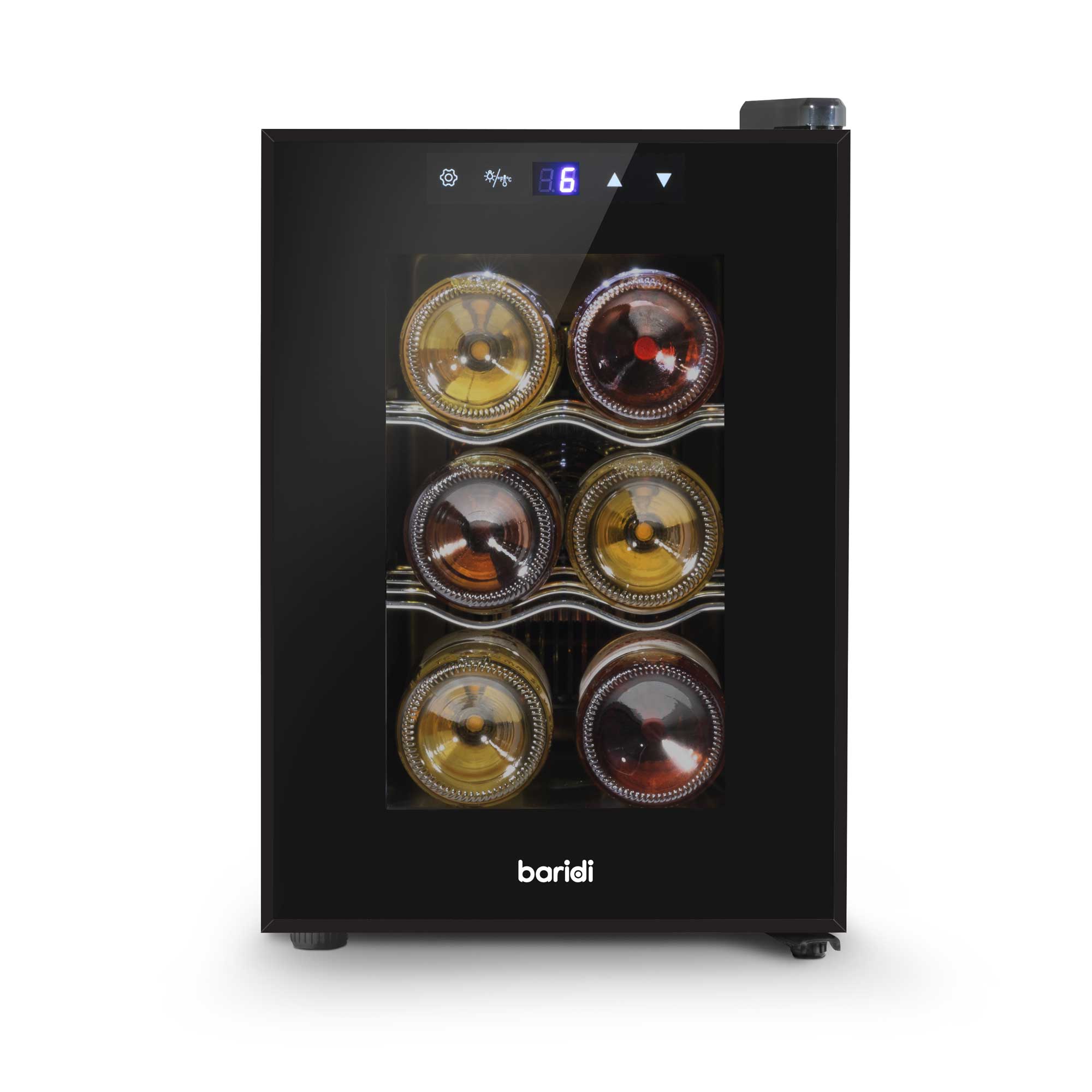 Baridi DH217 Wine Fridges Straight on - full