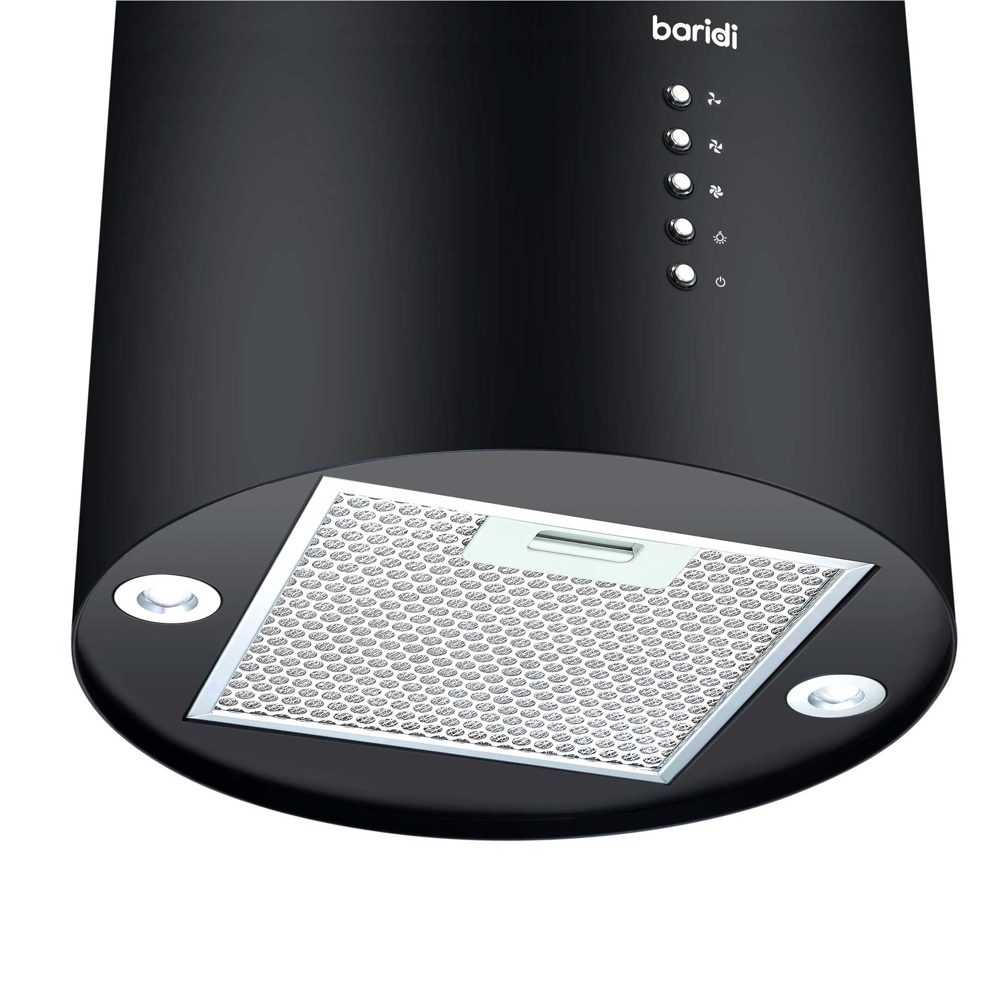 Baridi DH219 Extractor Hoods Action shot - lights