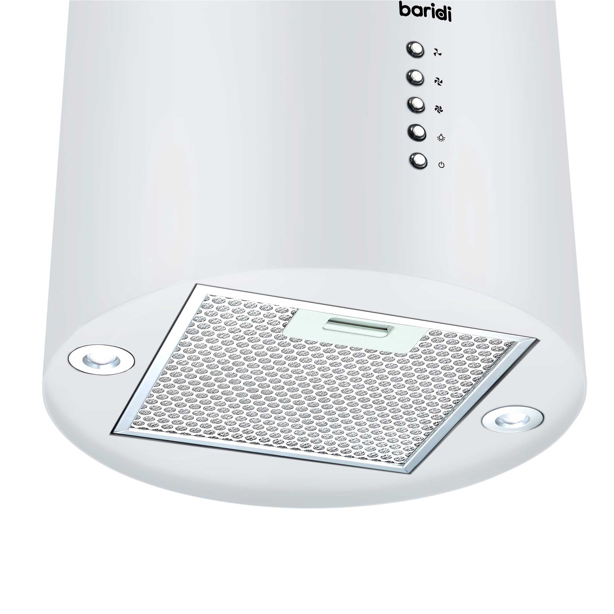 Baridi DH221 Extractor Hoods Action shot - lights