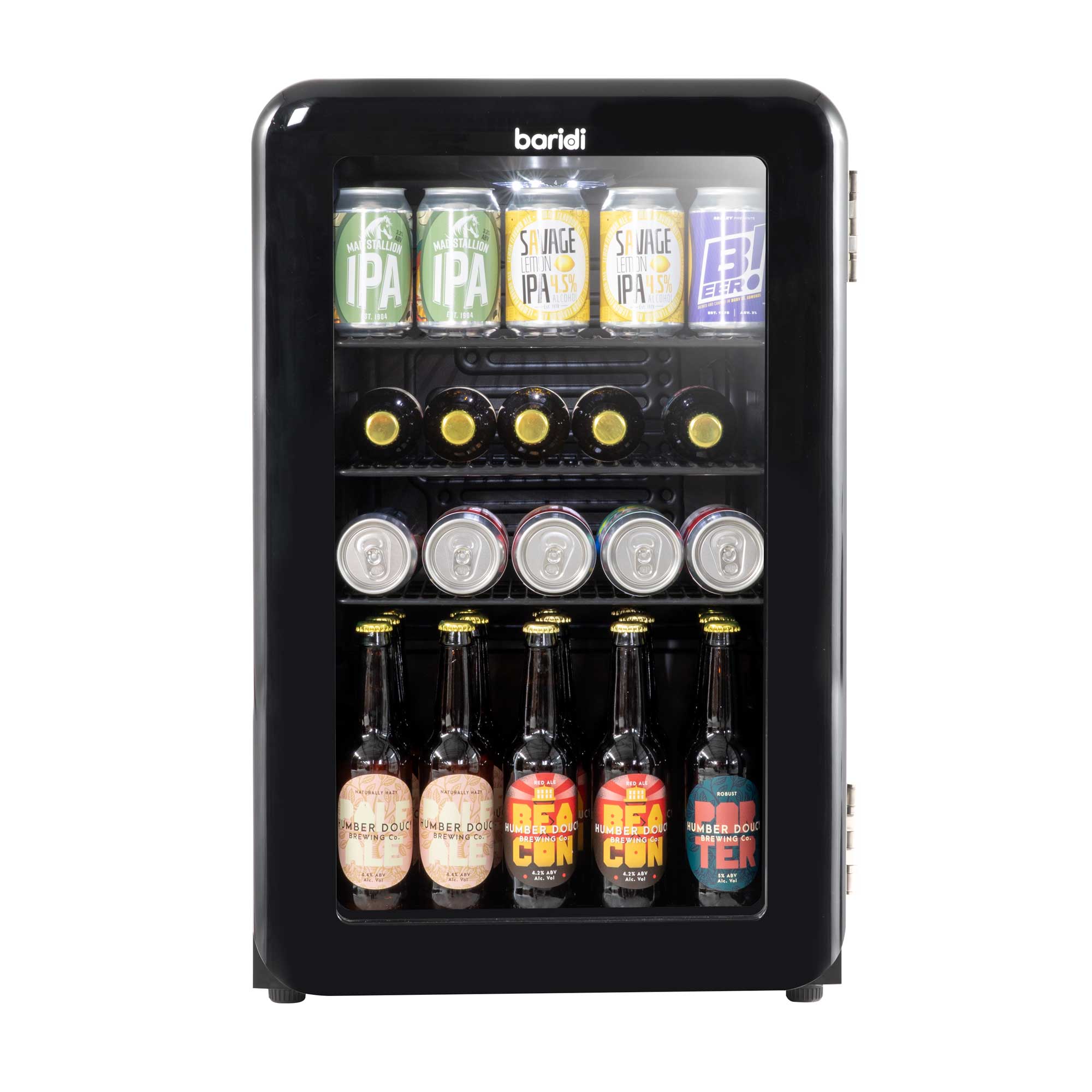 Baridi DH222 Drinks Fridge Straight on