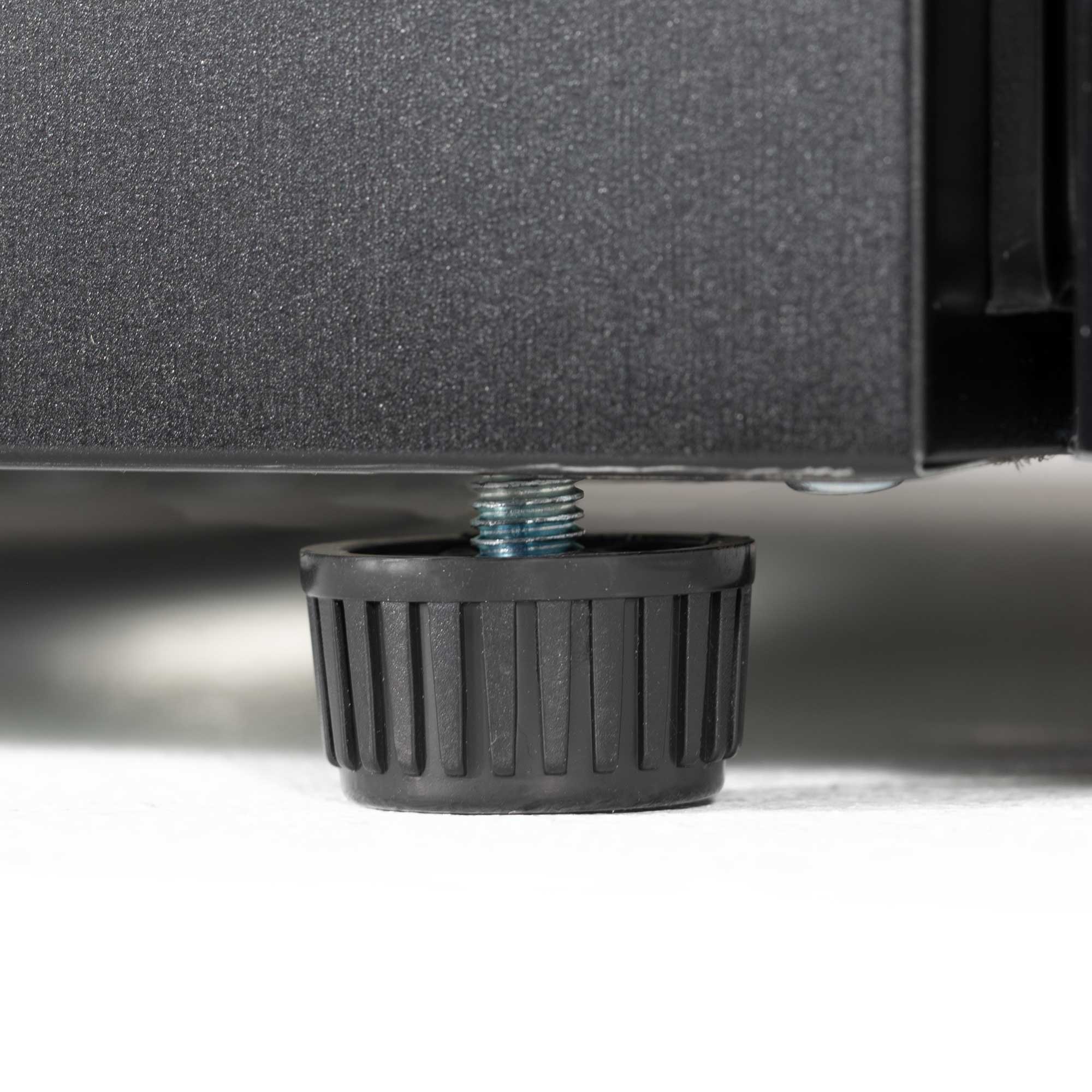 Baridi DH223 Drinks Fridge Action shot - adjustable - feet