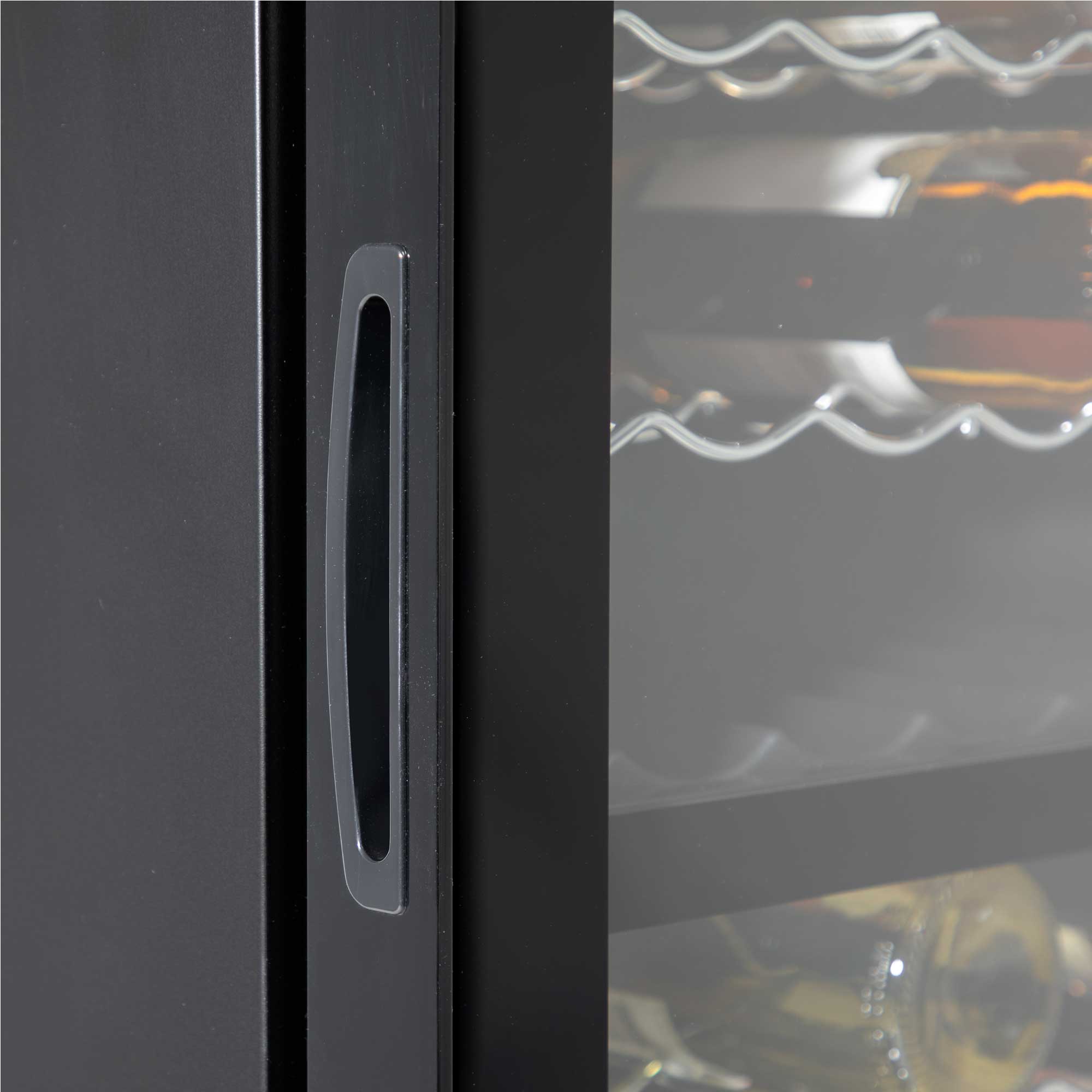 Baridi DH236 Wine Fridges Action shot - side - handle