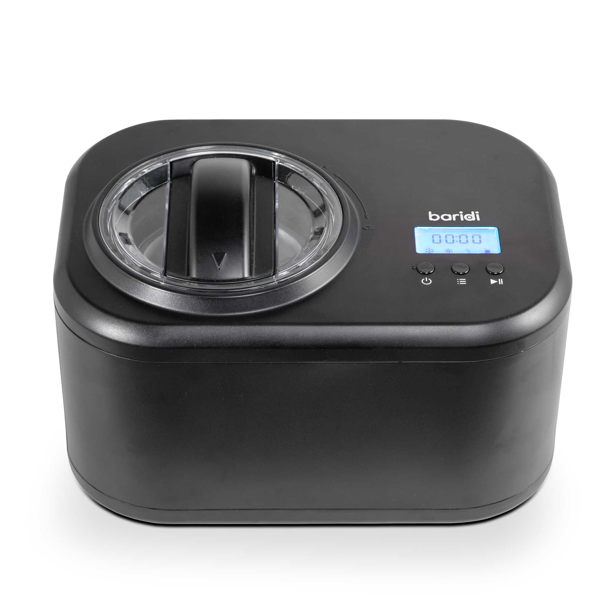 Baridi DH238 Ice Cream Maker Straight on - high - angle