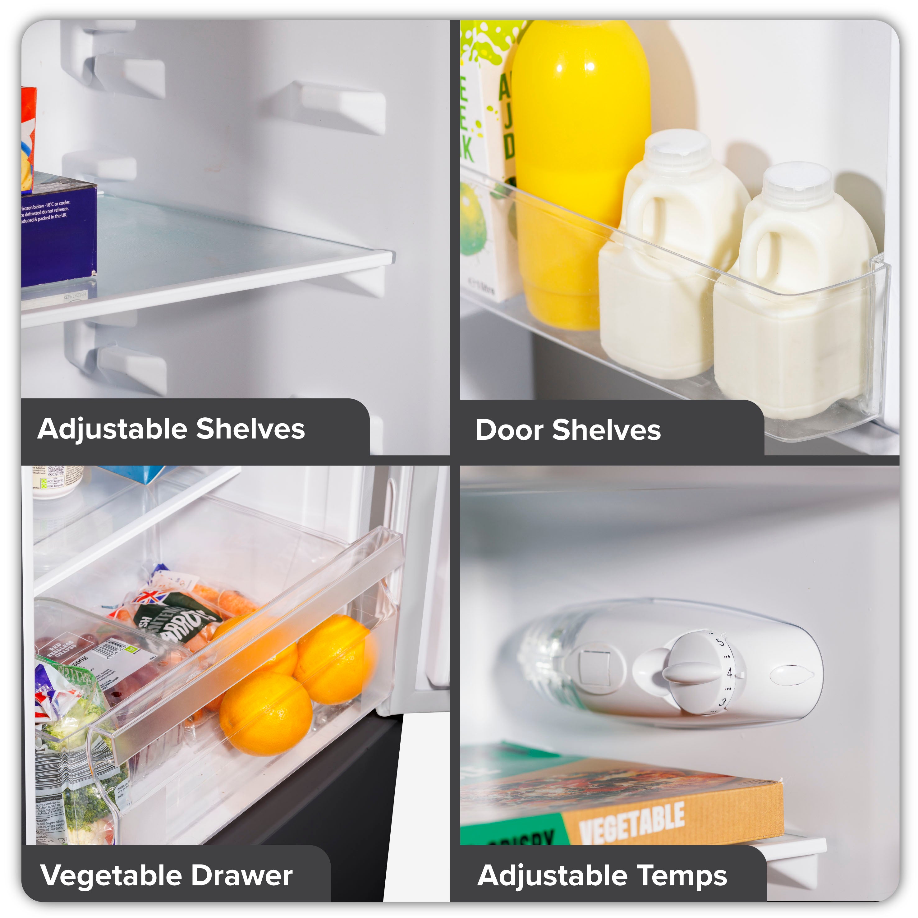 Baridi DH253 Fridge Freezer Action shot - multi - image