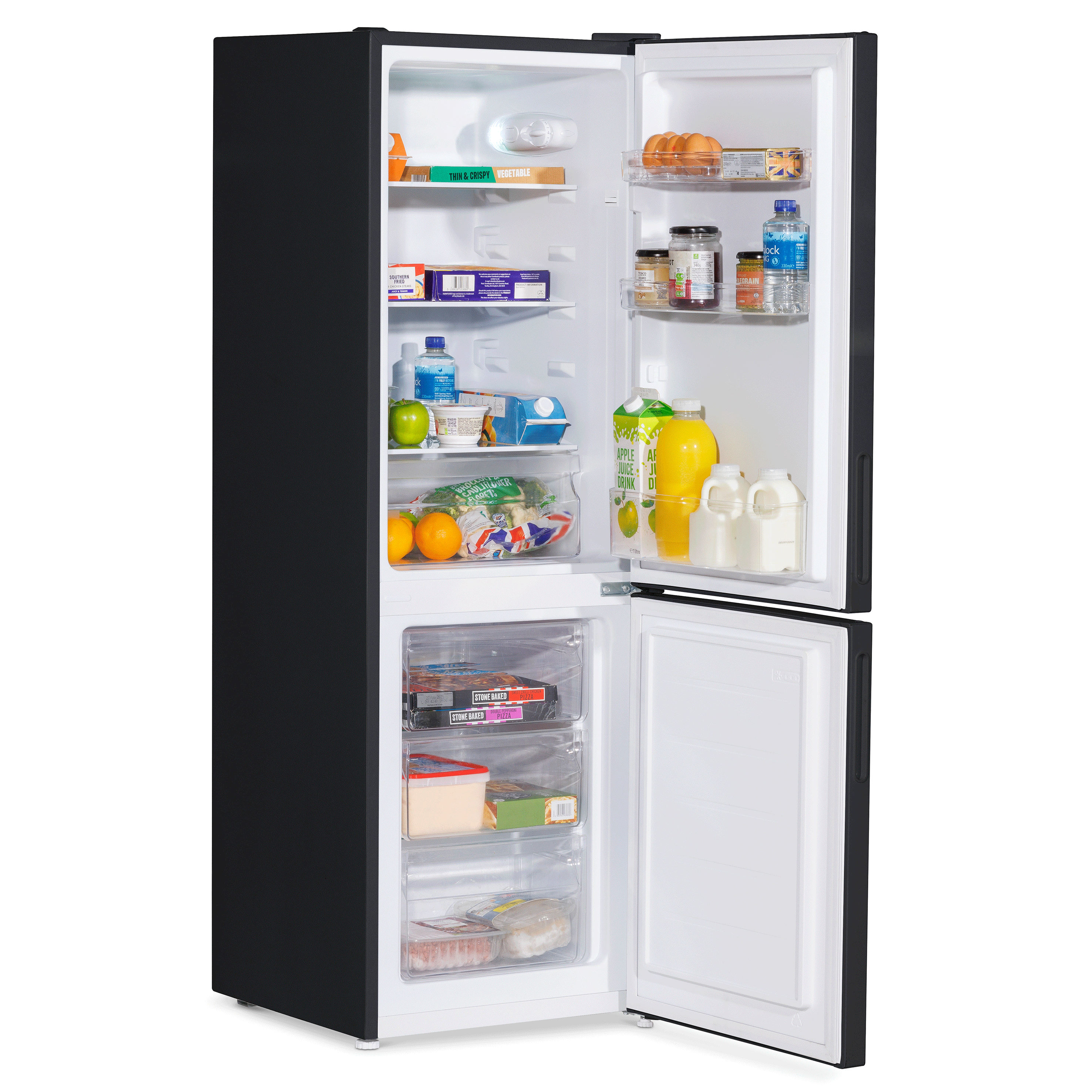 Baridi DH253 Fridge Freezer Open - full