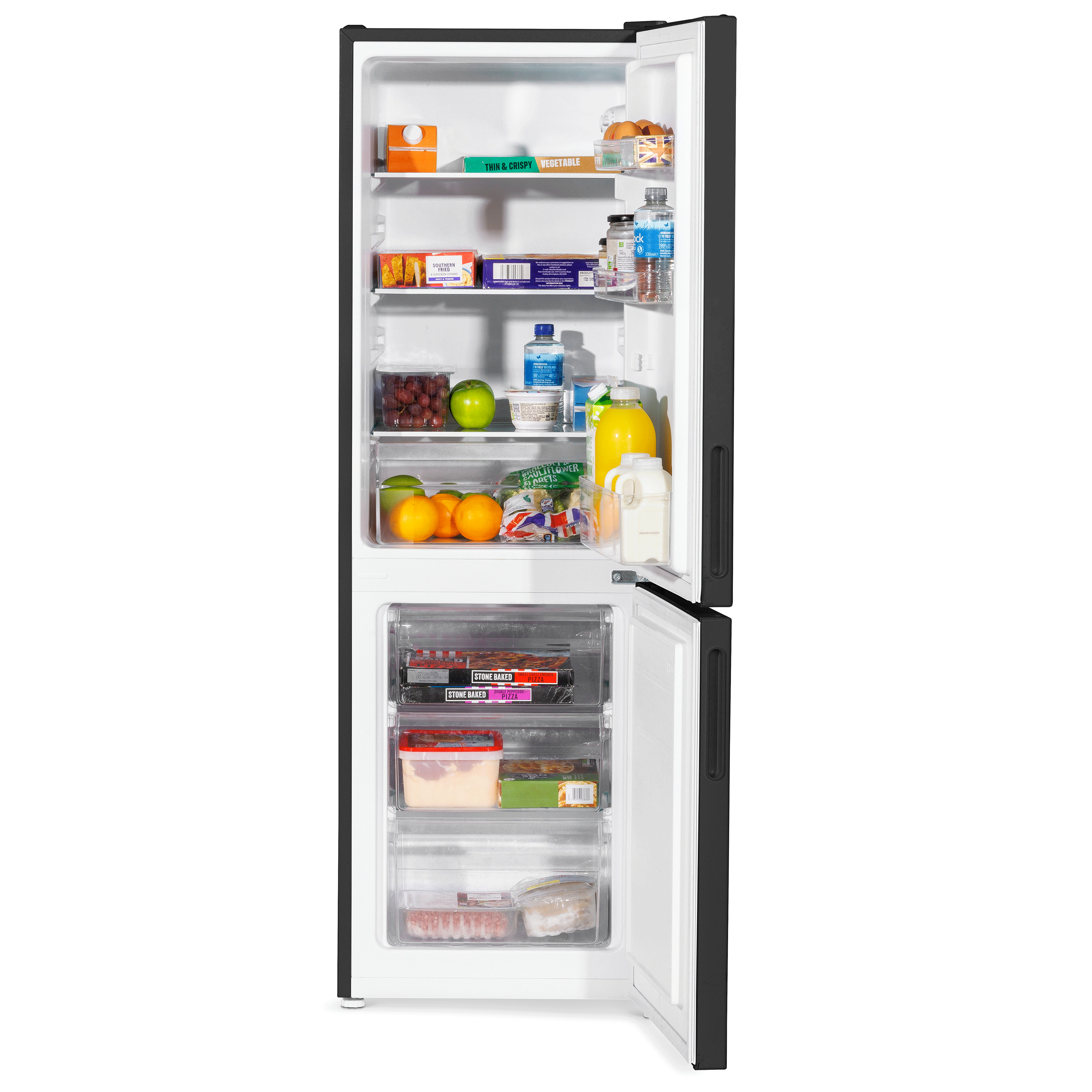 Baridi DH253 Fridge Freezer Straight on - open - full
