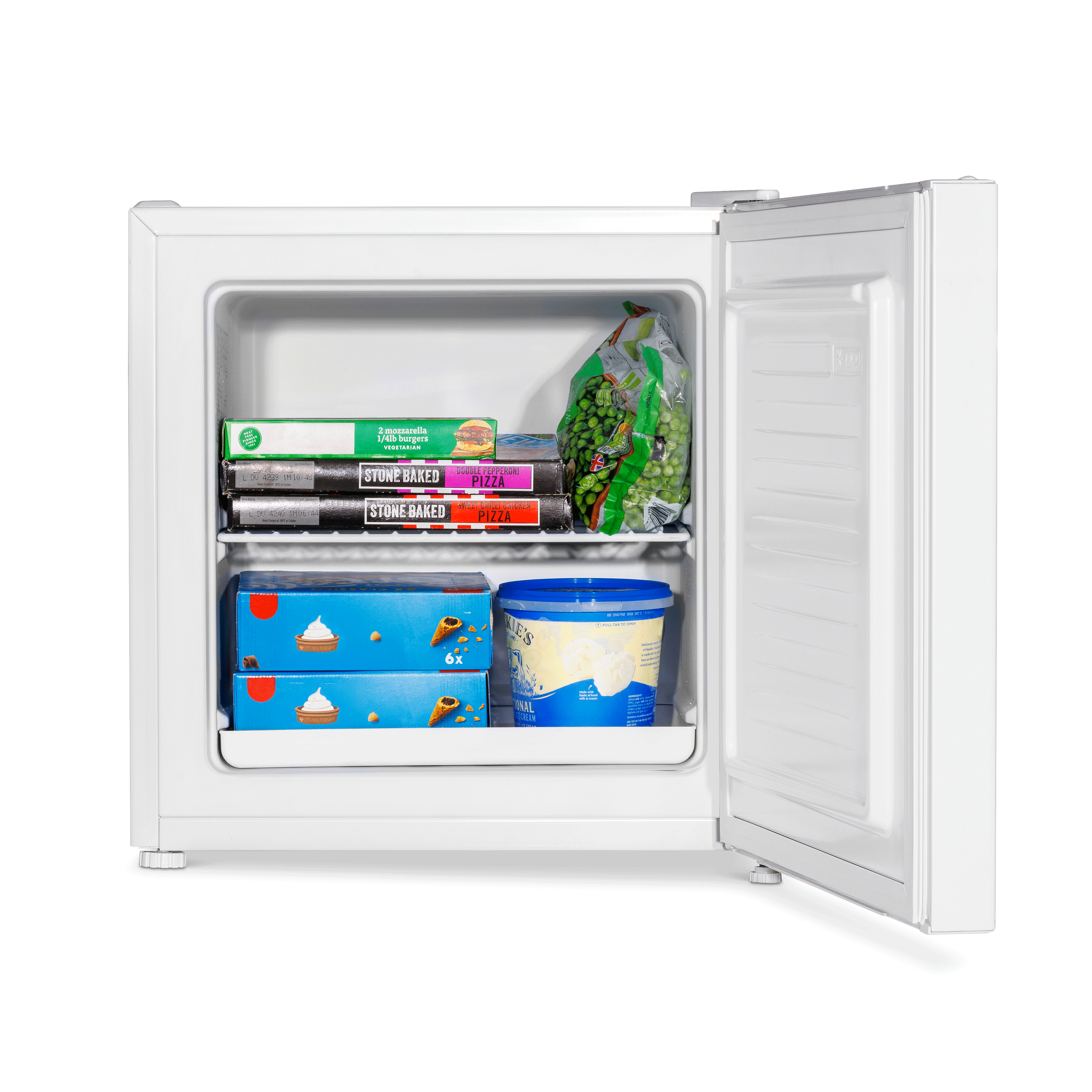 Baridi DH254 Fridge Freezer Straight on - open - full