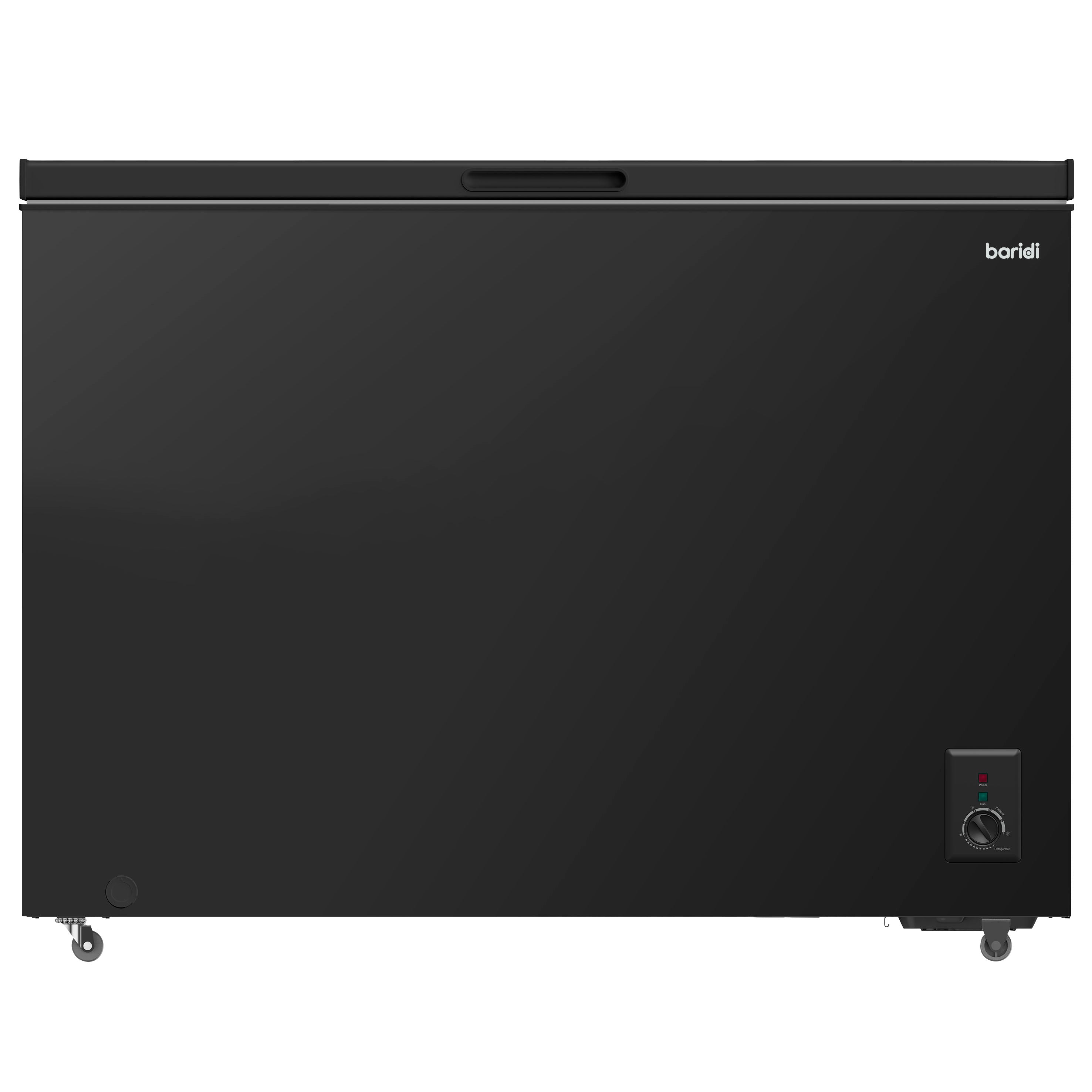 Baridi 299L Freestanding Chest Freezer with Adjustable Thermostat - Black - DH261