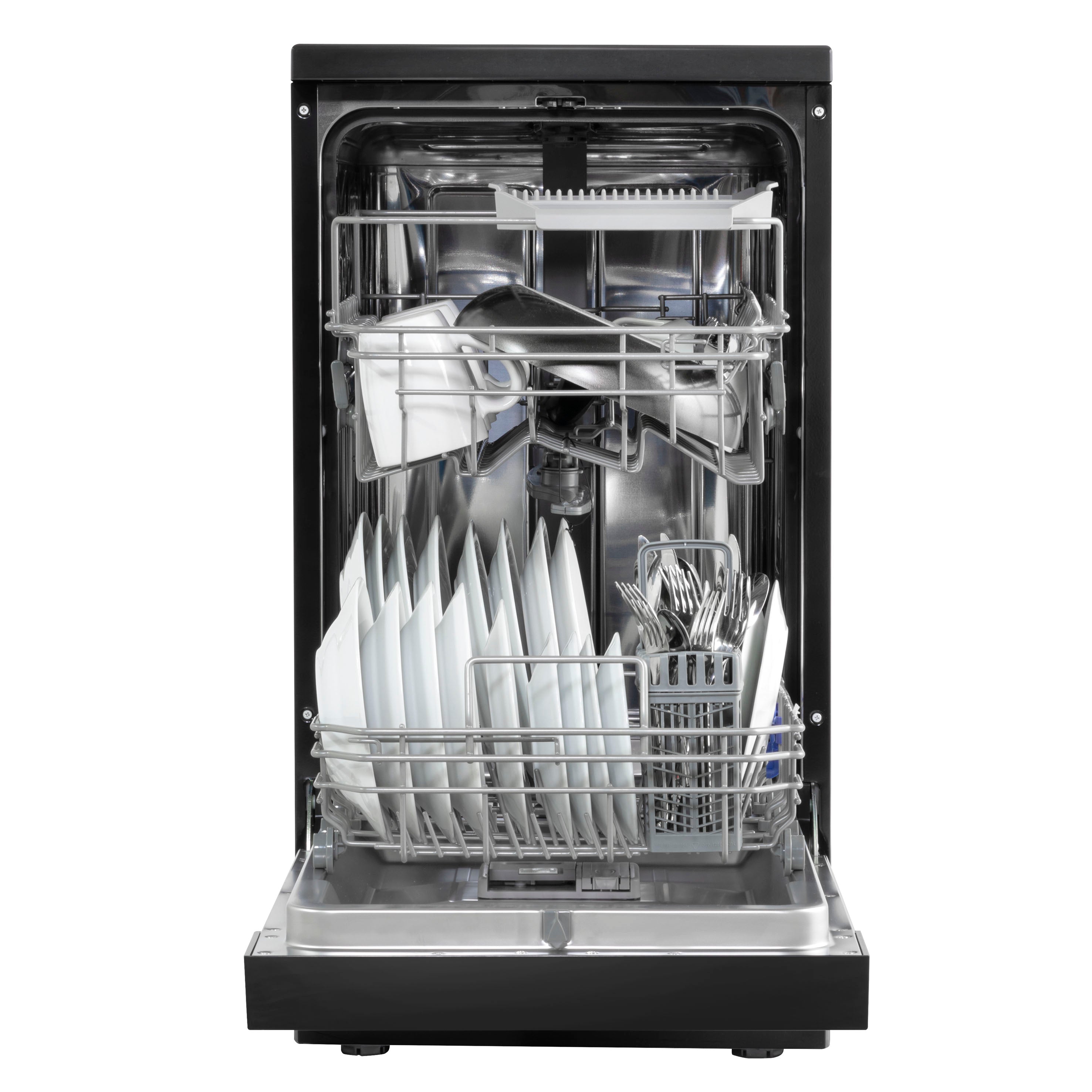 Baridi DH267 Dishwashers Straight on - open - full