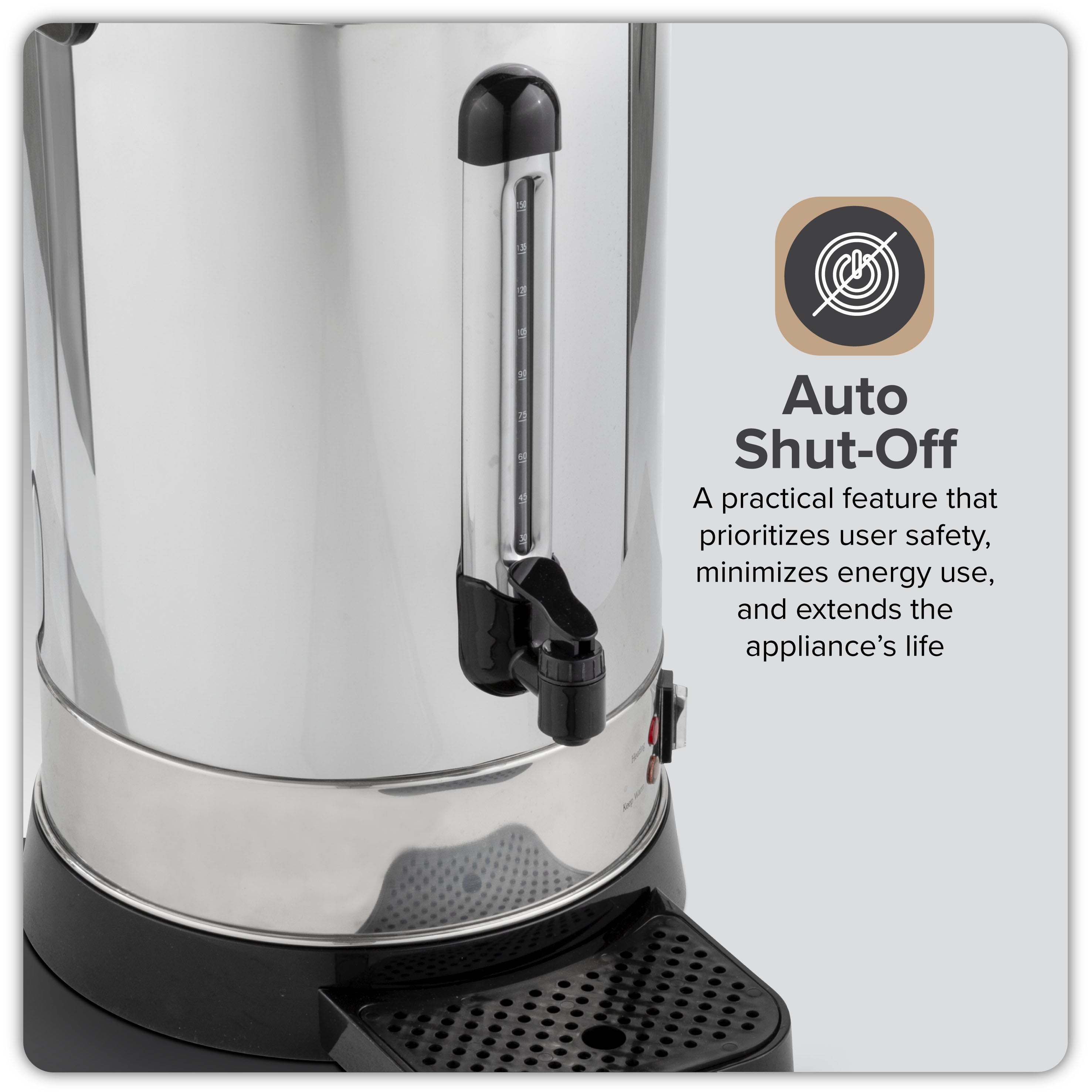 Baridi DH270 Hot Water Dispenser Action shot - infographic - icon - summary - 2nd perspective