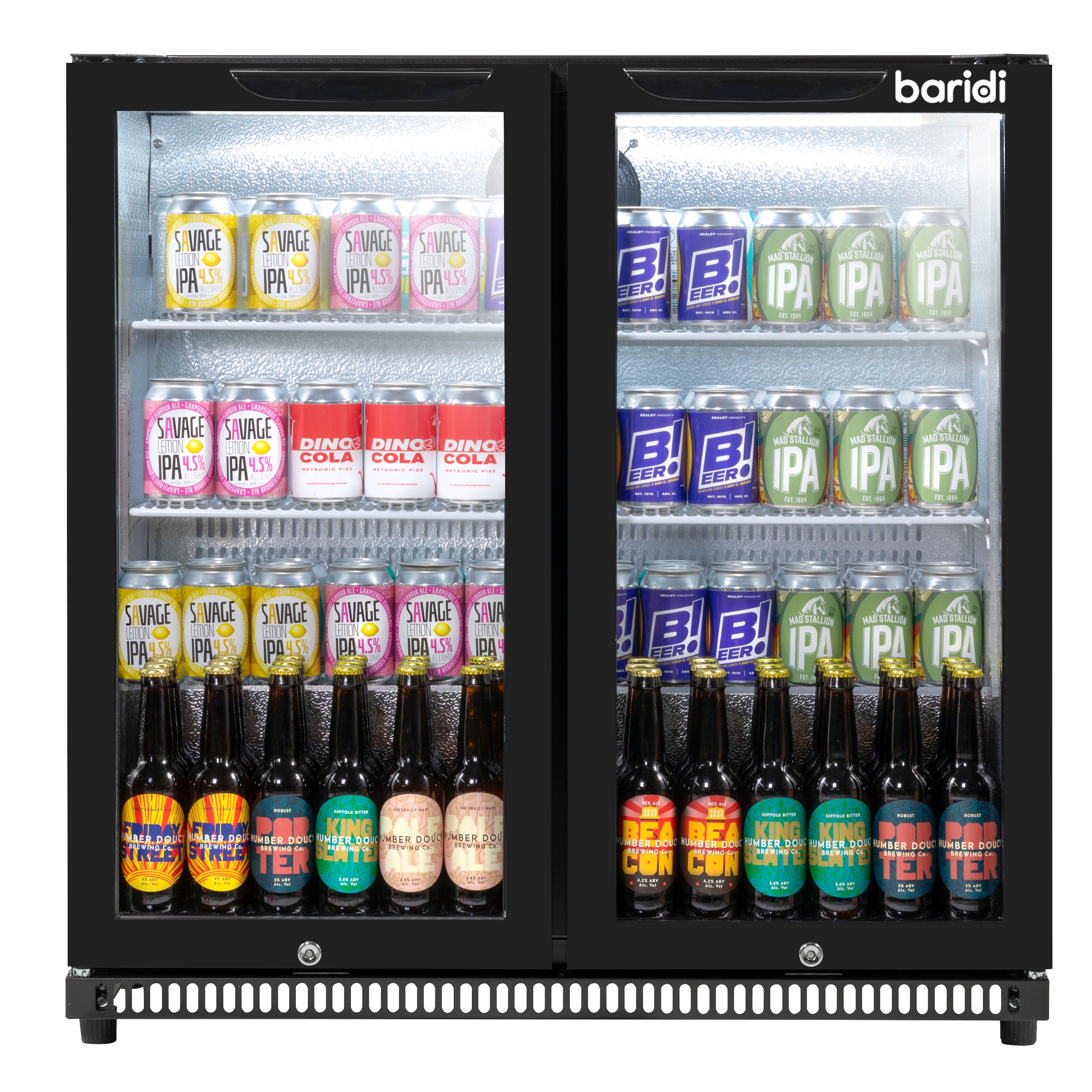 Baridi DH272 Drinks Fridge Straight on