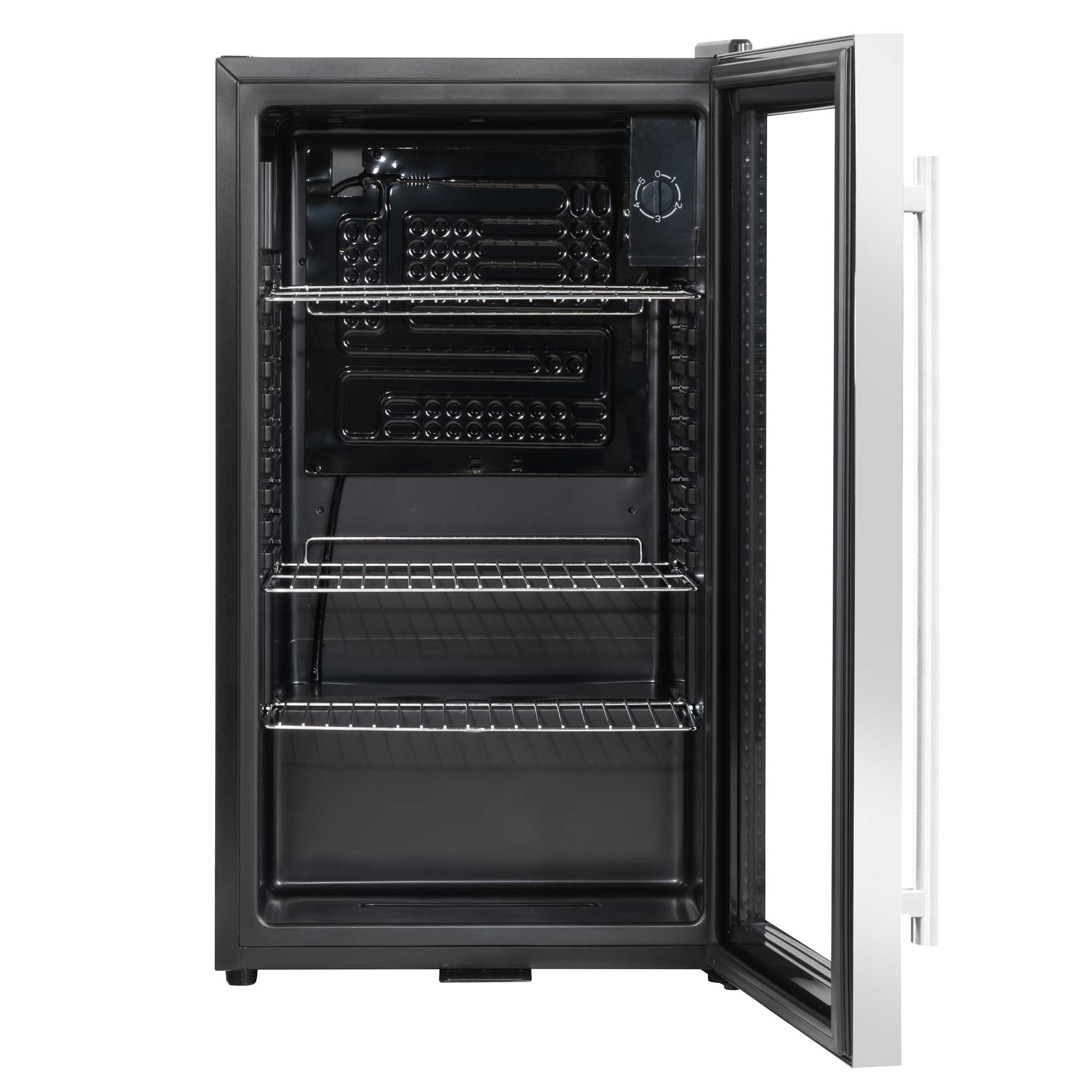 Baridi DH31 Drinks Fridge Straight on - open - empty