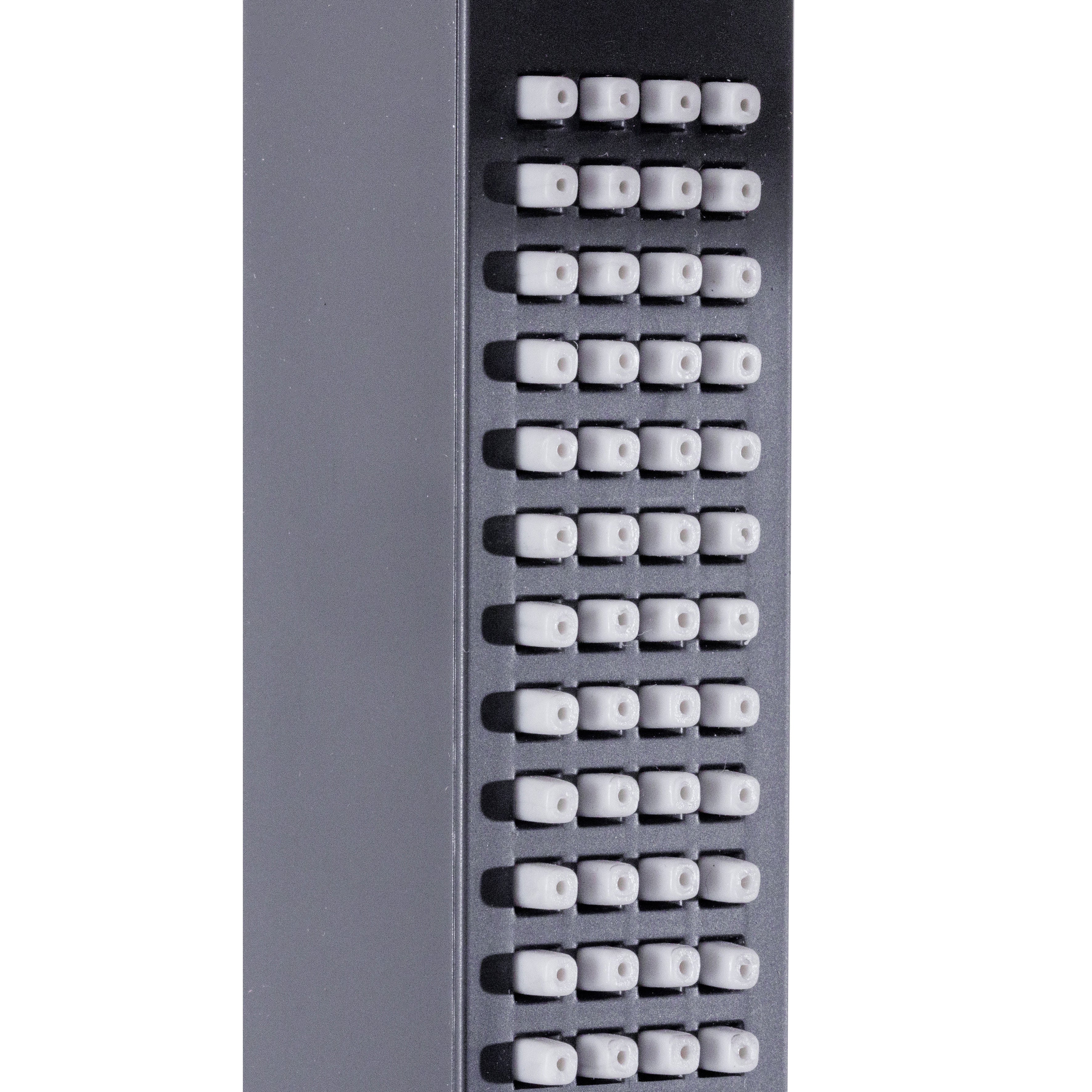 Baridi Concealed Thermostatic Shower Set 20 x 20cm Square Head & Hand Shower, Black - DH321