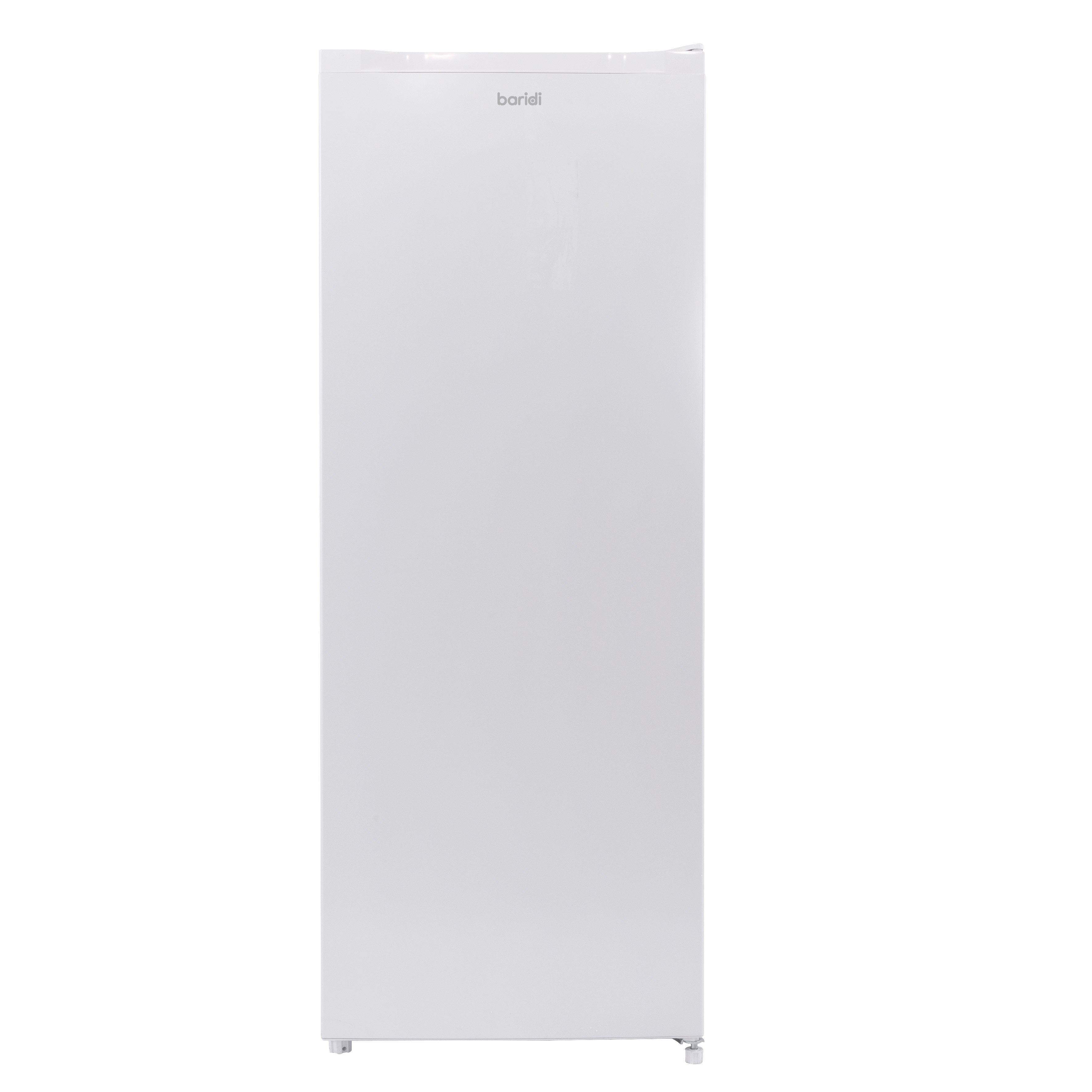 Baridi Freestanding Tall Larder Fridge, 241L Capacity with Reversible Door, 55cm Wide, White – DH322