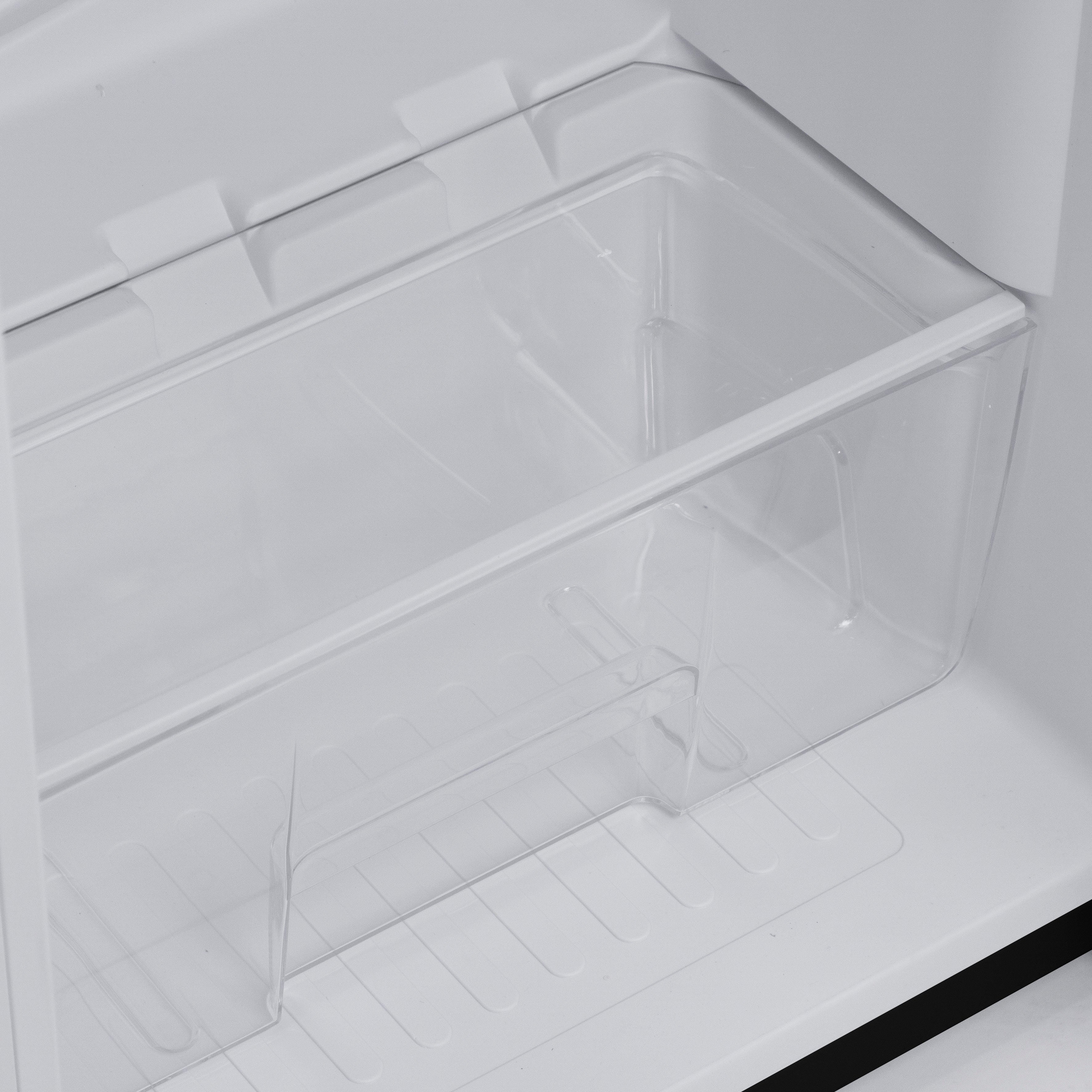 Baridi Freestanding Tall Larder Fridge, 241L Capacity with Reversible Door, 55cm Wide, Black – DH323