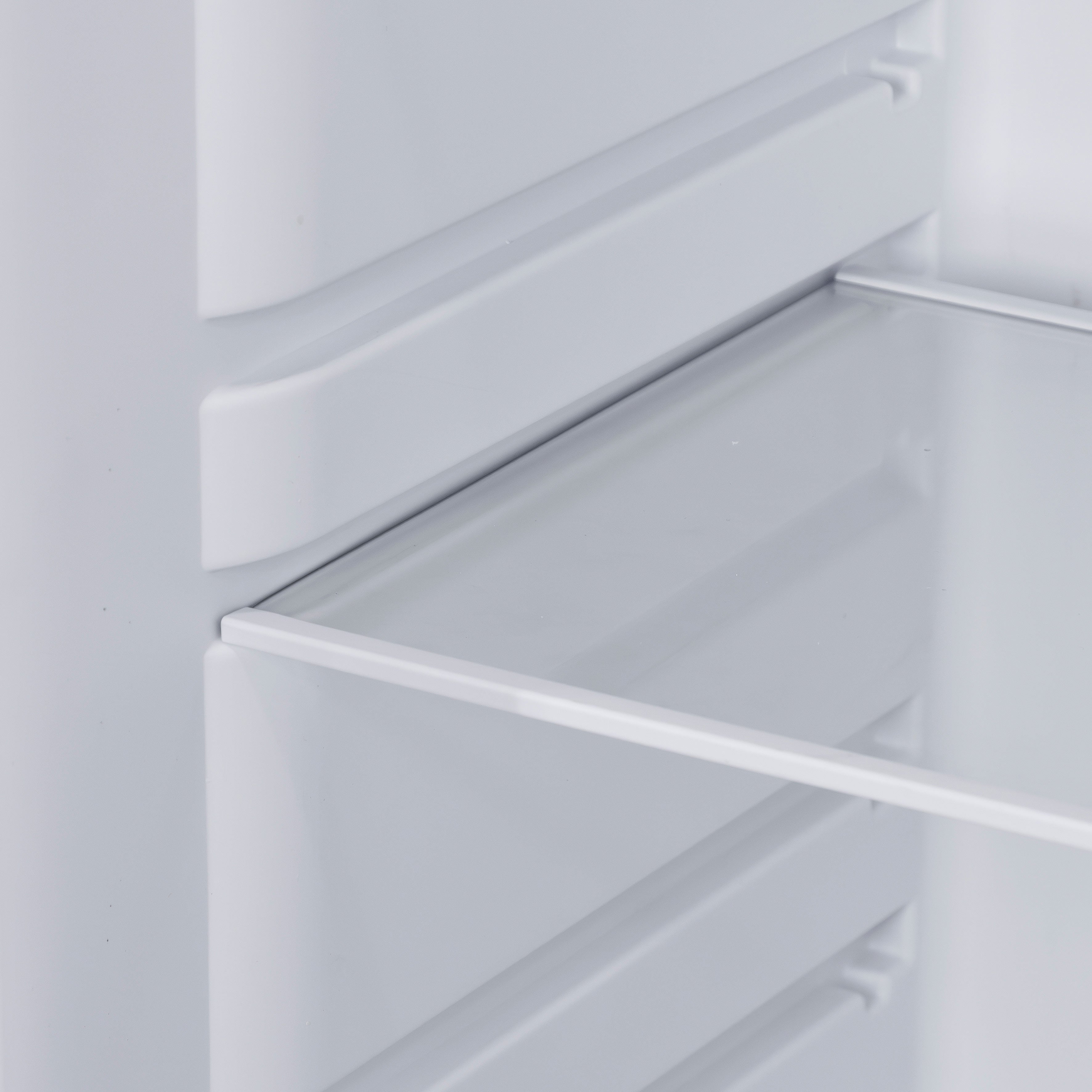 Baridi Freestanding Tall Larder Fridge, 241L Capacity with Reversible Door, 55cm Wide, Black – DH323