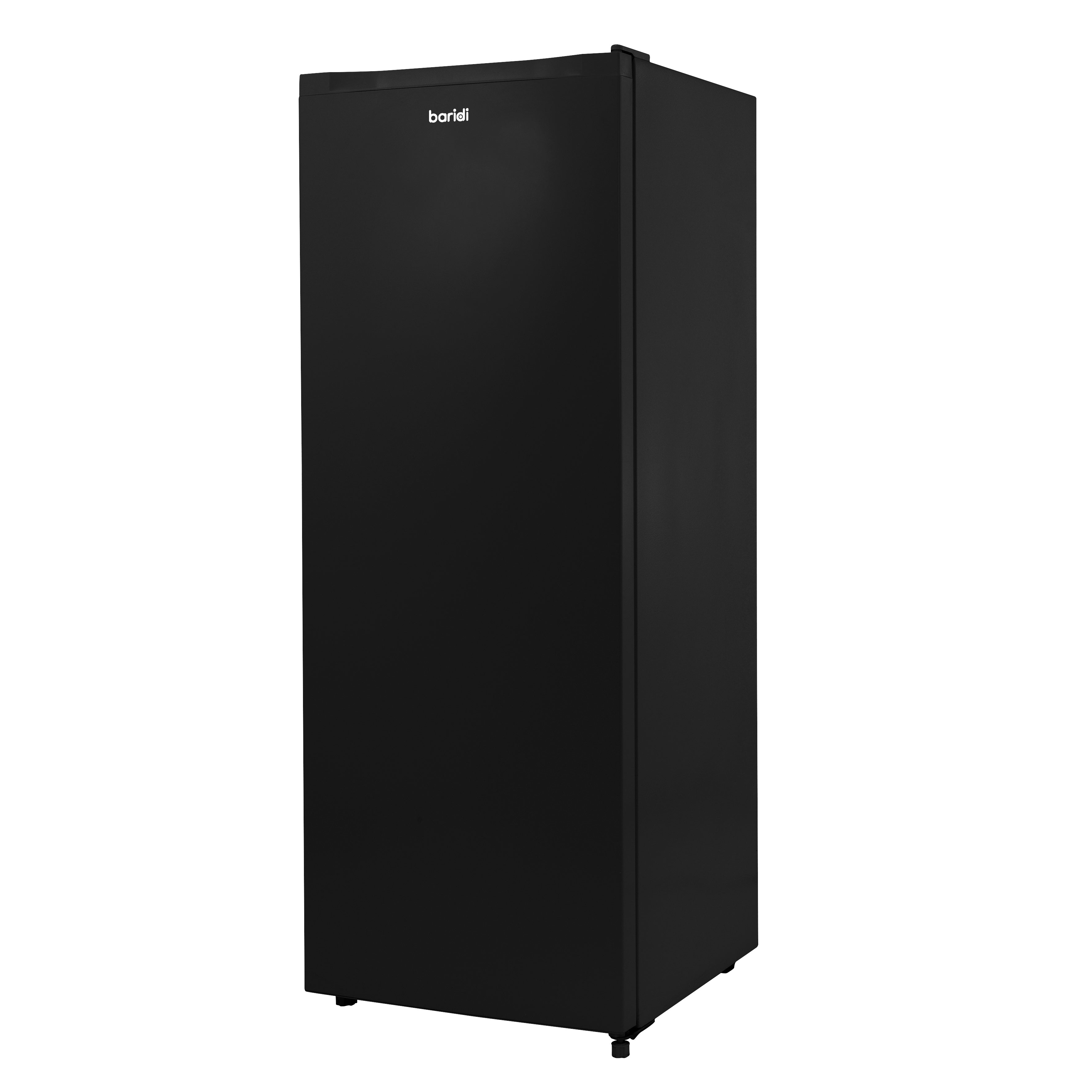 Baridi Freestanding Tall Freezer, 177L Capacity with Reversible Door, Black – DH325